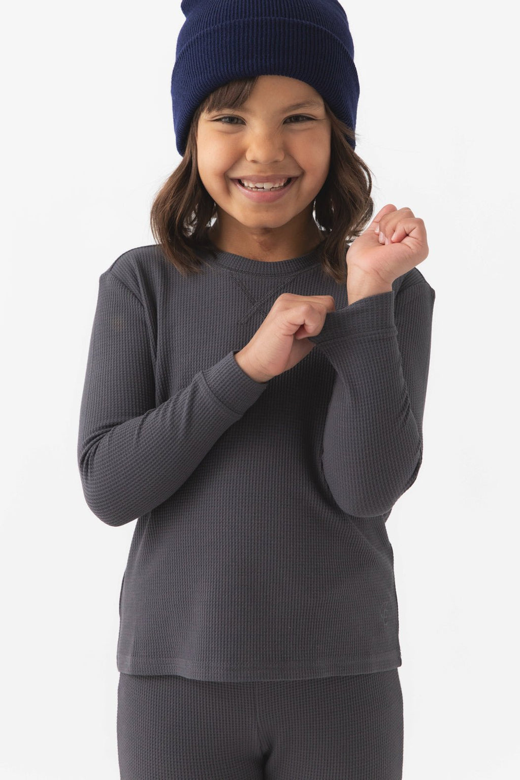 Cozy Earth - Children's Bamboo Waffle Knit Base Layer Set - Last Chance