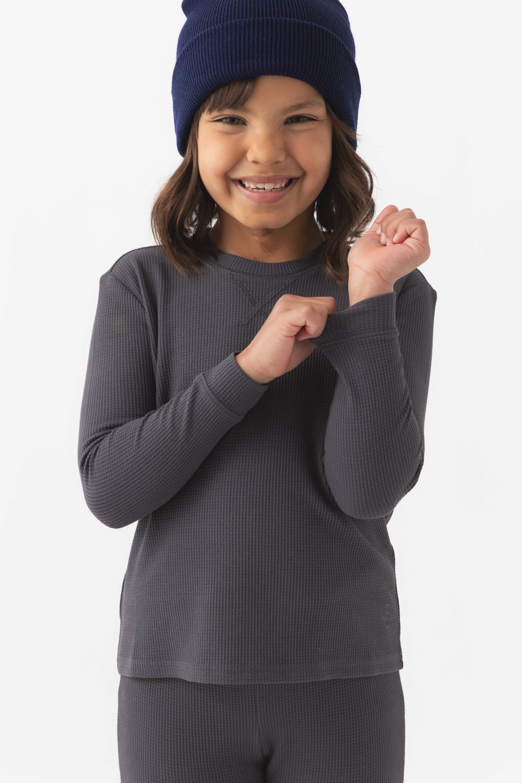 Cozy Earth - Children's Bamboo Waffle Knit Base Layer Set - Last Chance