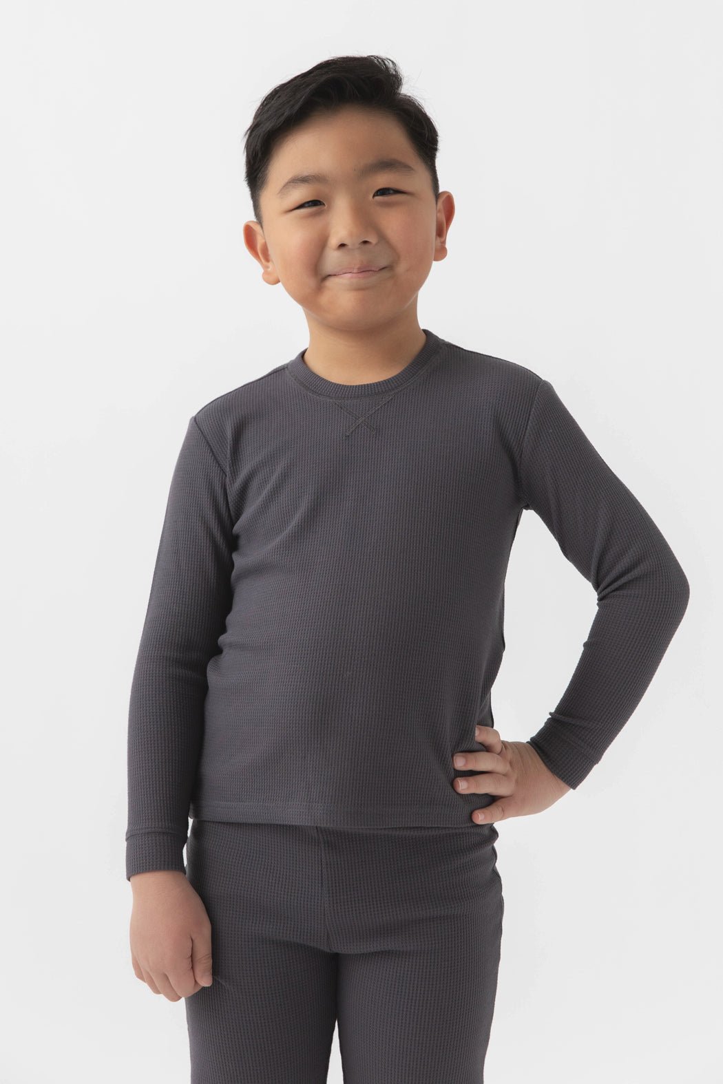 Cozy Earth - Children's Bamboo Waffle Knit Base Layer Set - Last Chance
