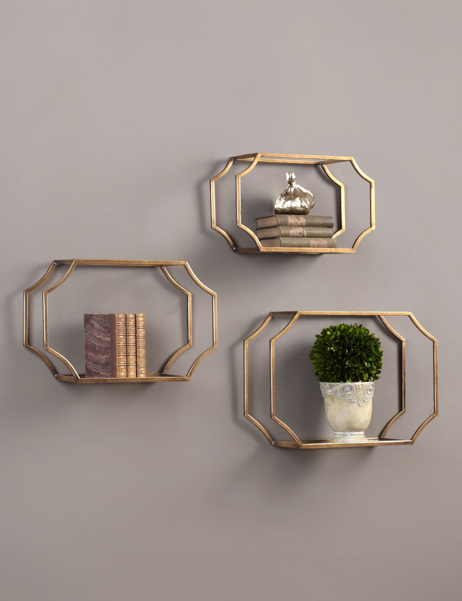 Lulu and Georgia - Lindee Shelves (Set of 3) by Grace Feyock