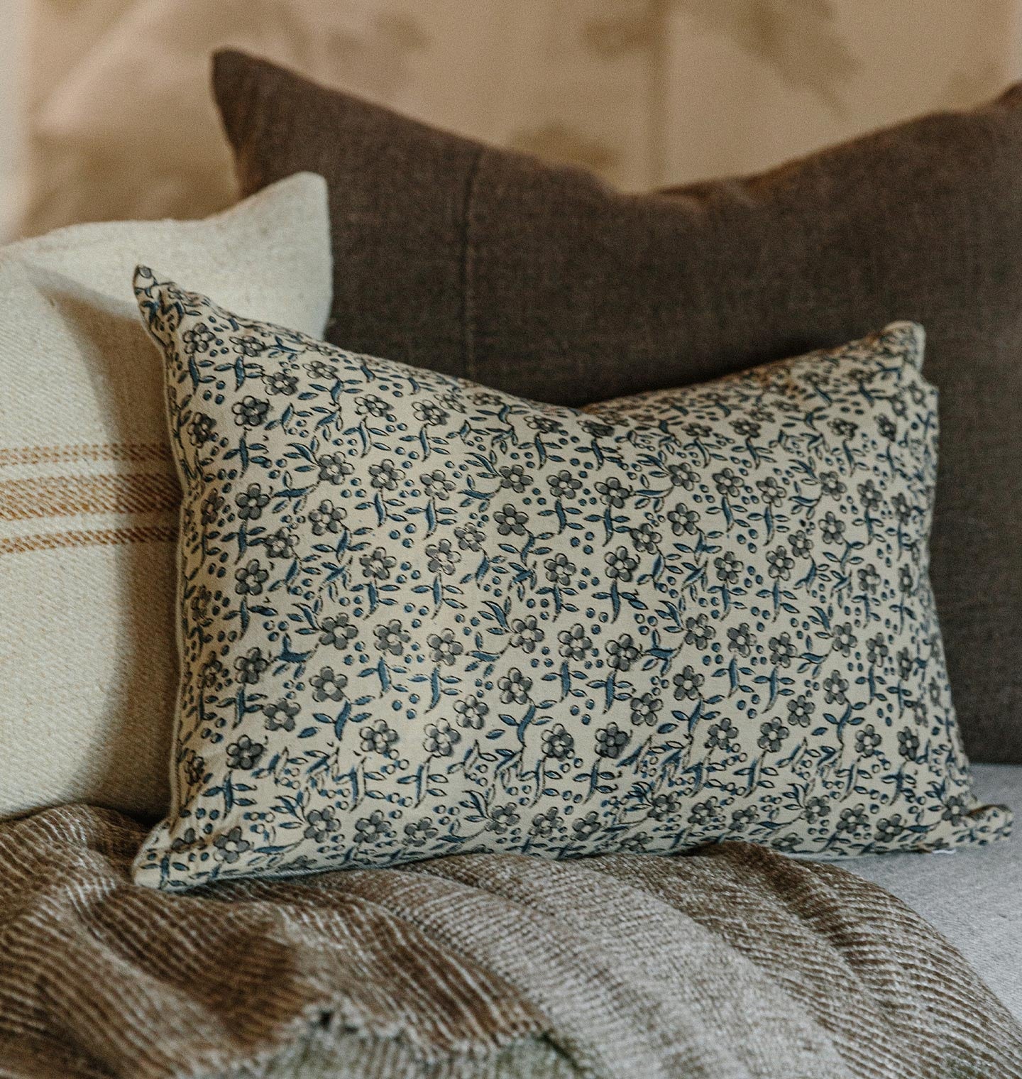 Amber Interiors - Anika Printed Pillow