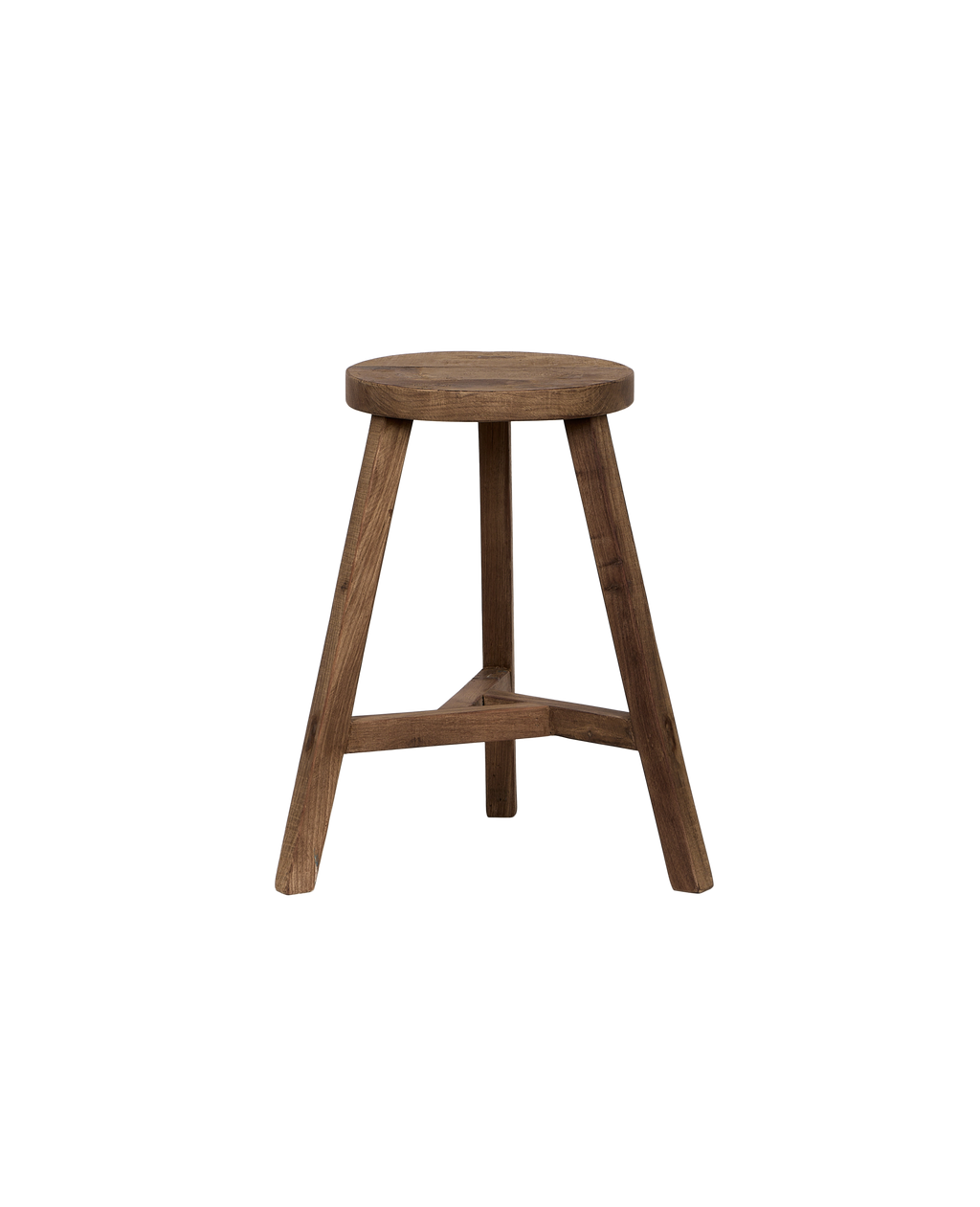 Olive Ateliers - Round Reclaimed Wood Stool