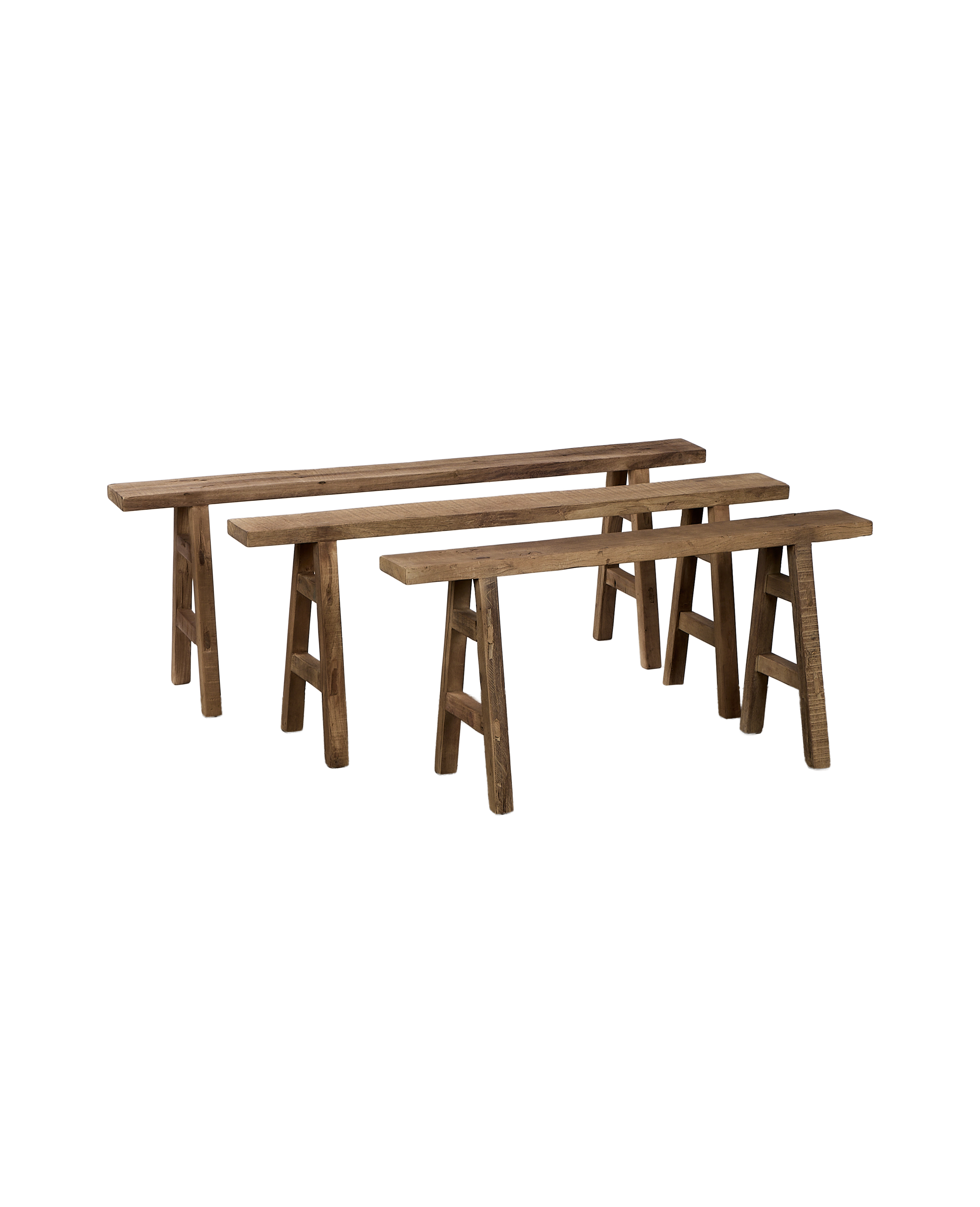 Olive Ateliers - Skinny Reclaimed Wood Bench