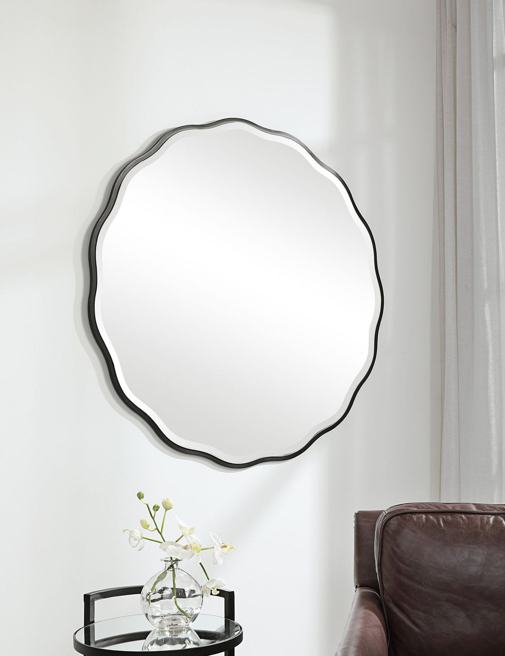 Lulu and Georgia - Ondine Round Mirror