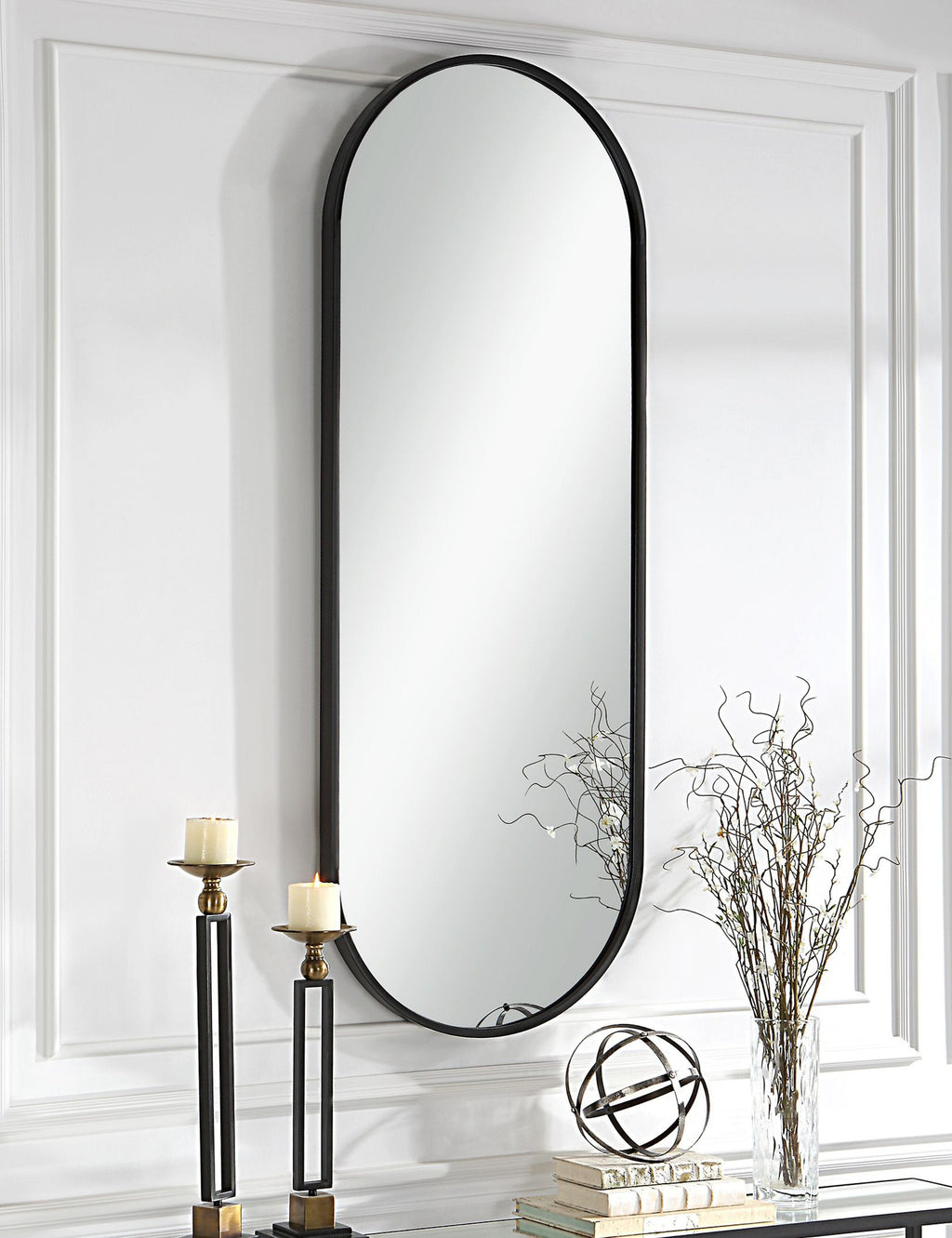 Lulu and Georgia - Piero Oval Full Length Mirror
