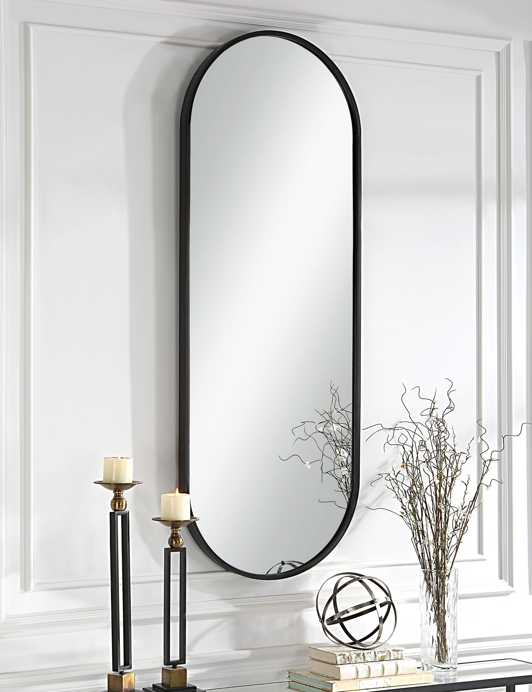 Lulu and Georgia - Piero Oval Full Length Mirror