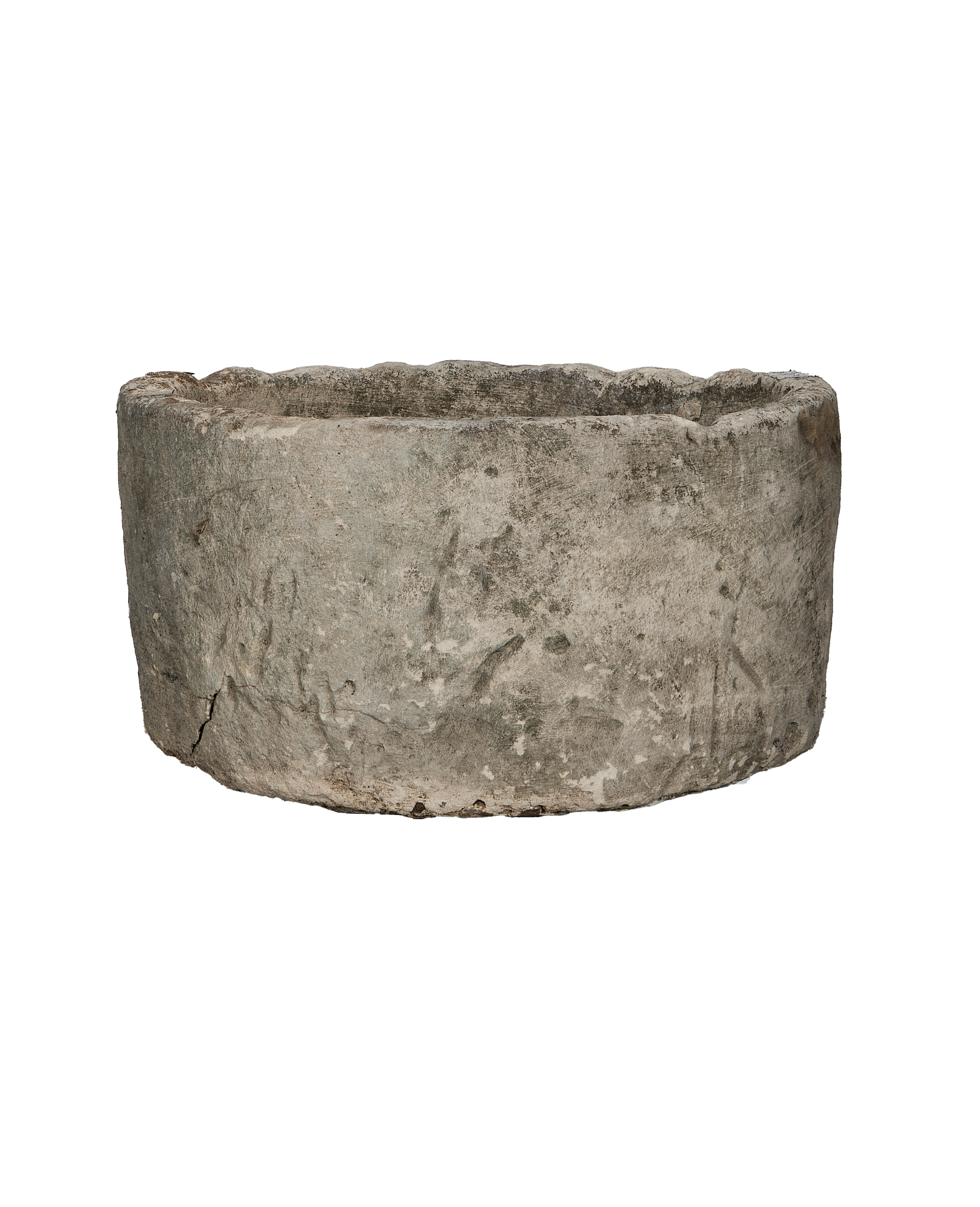 Olive Ateliers - Limestone Trough - Round