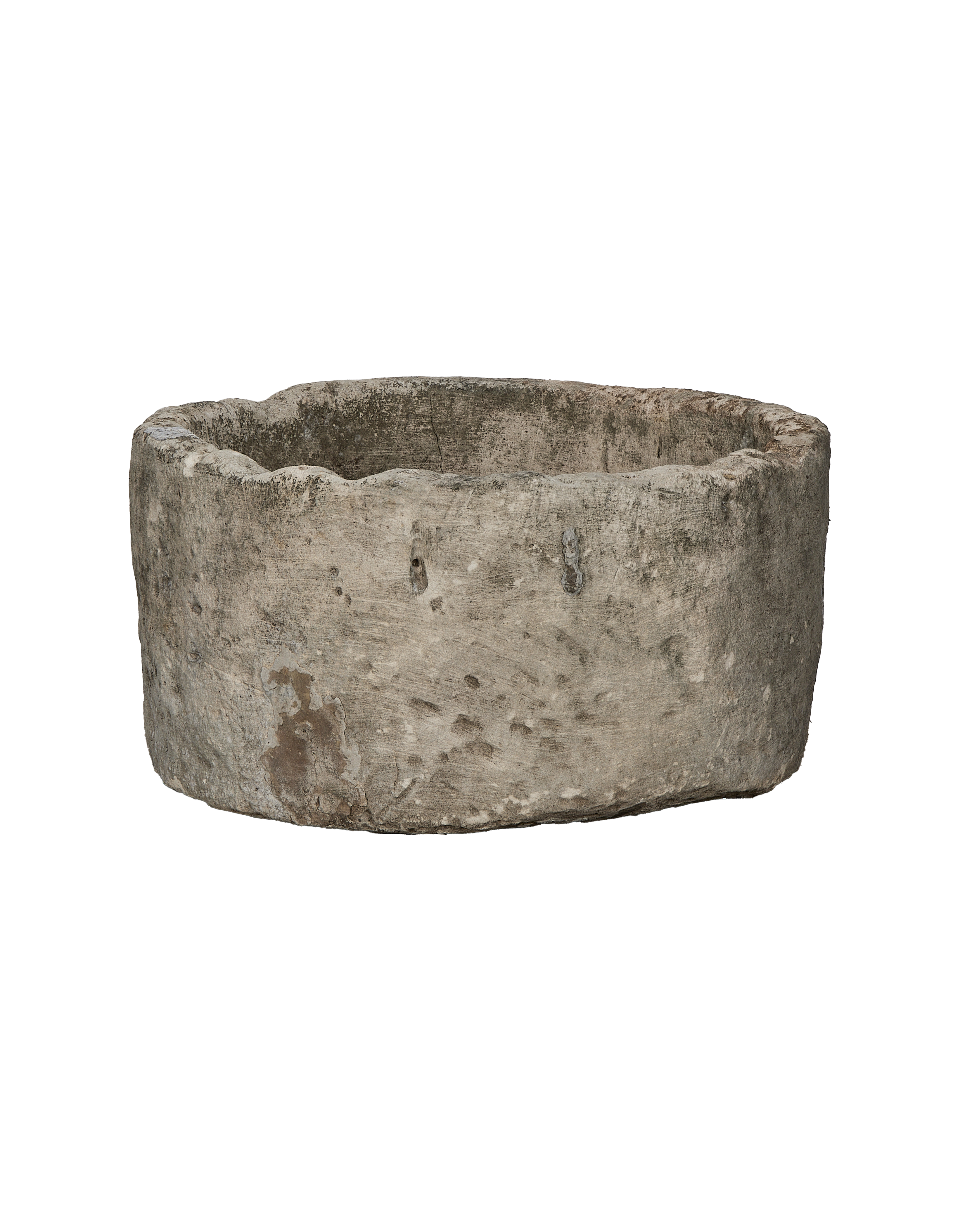 Olive Ateliers - Limestone Trough - Round