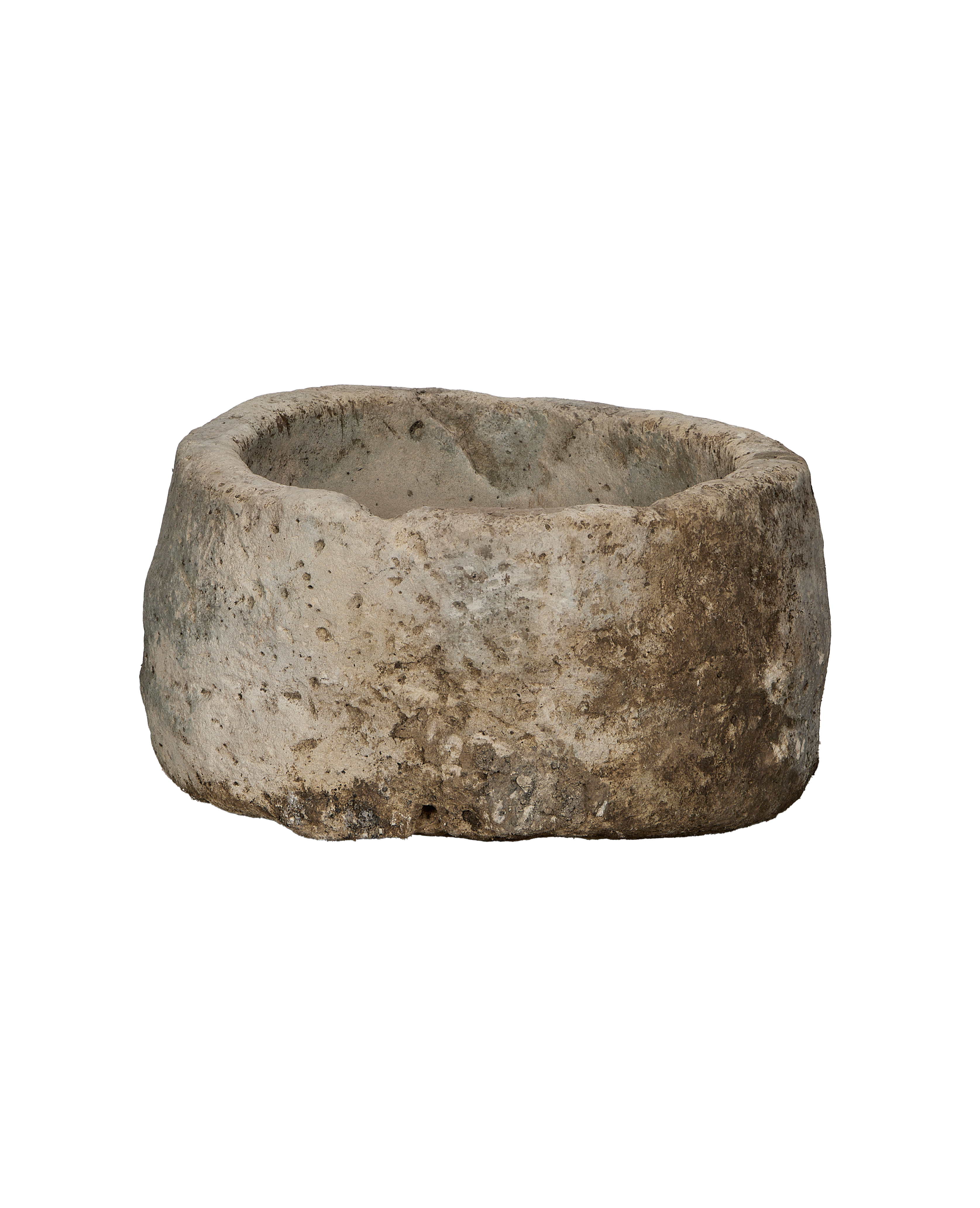 Olive Ateliers - Limestone Trough - Round