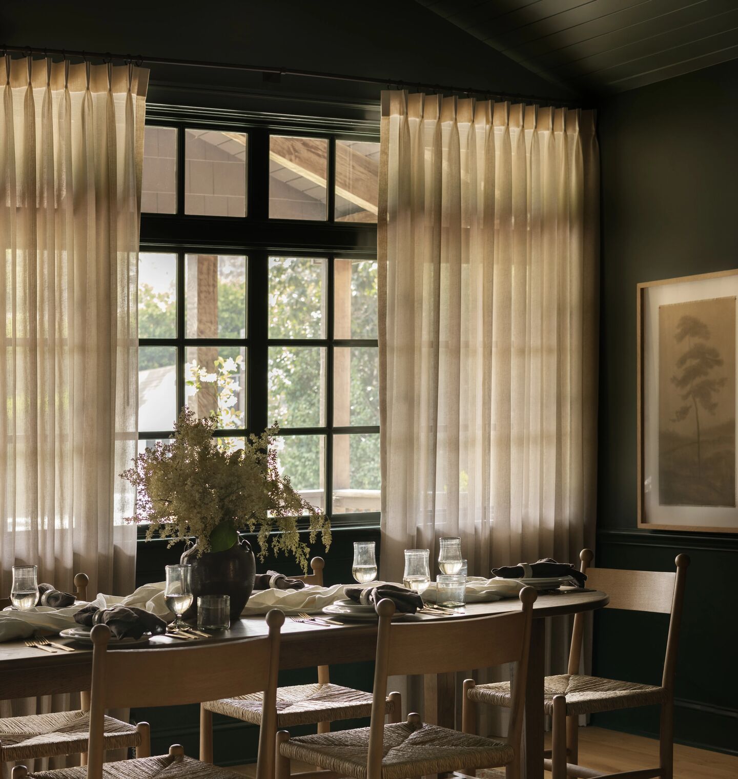 Amber Interiors - Triple Pinch Pleat Drapery