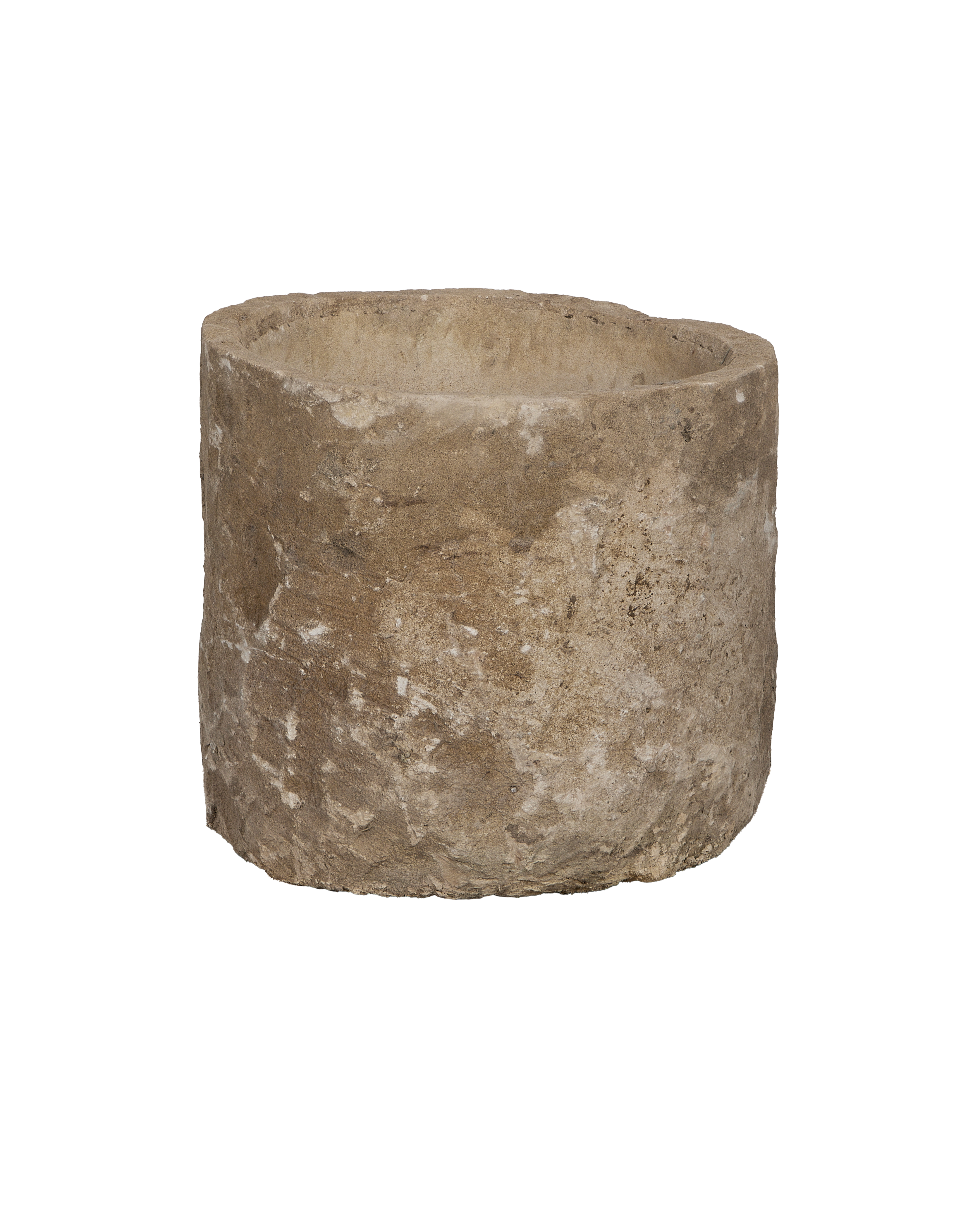 Olive Ateliers - Limestone Trough - Round