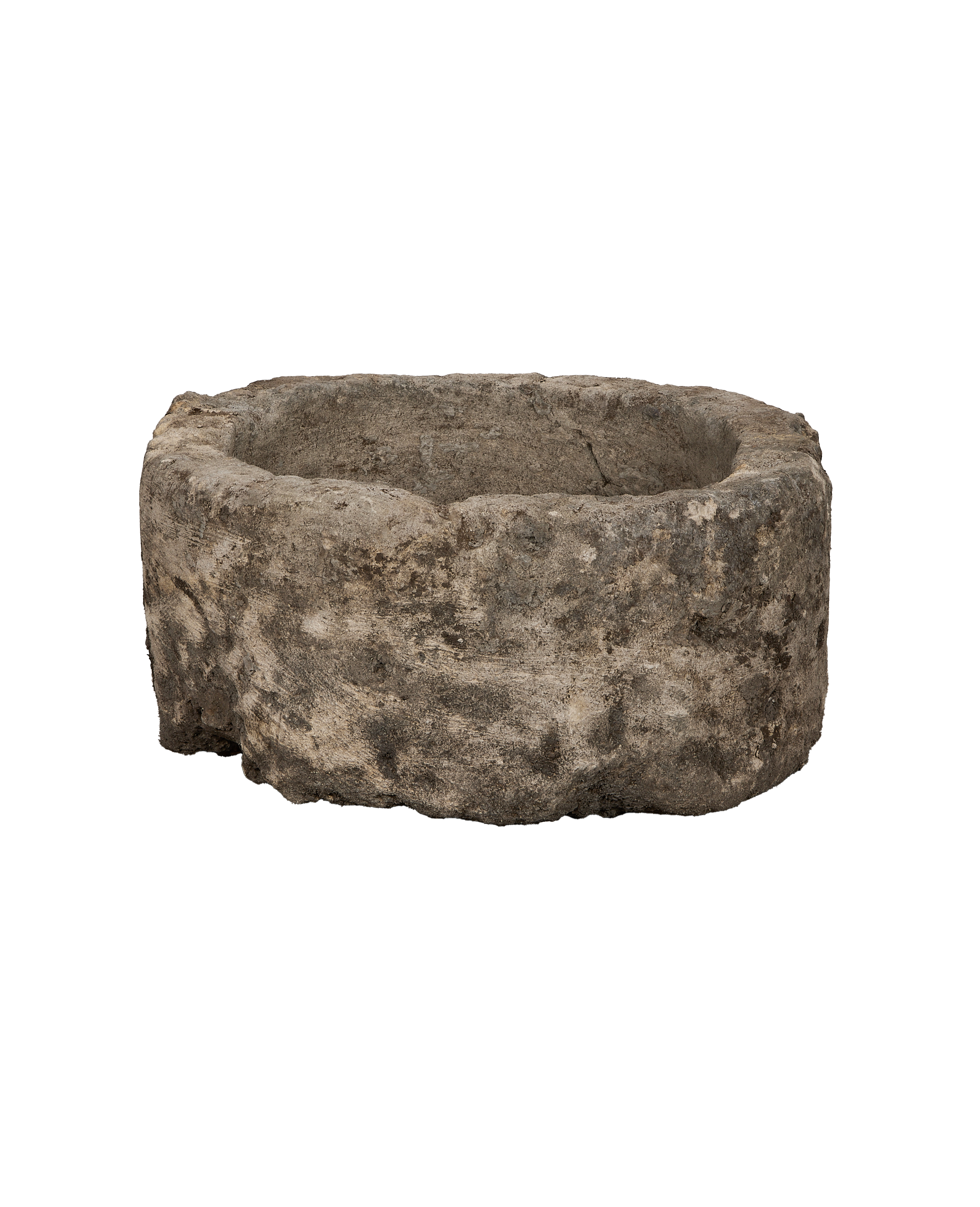 Olive Ateliers - Limestone Trough - Round