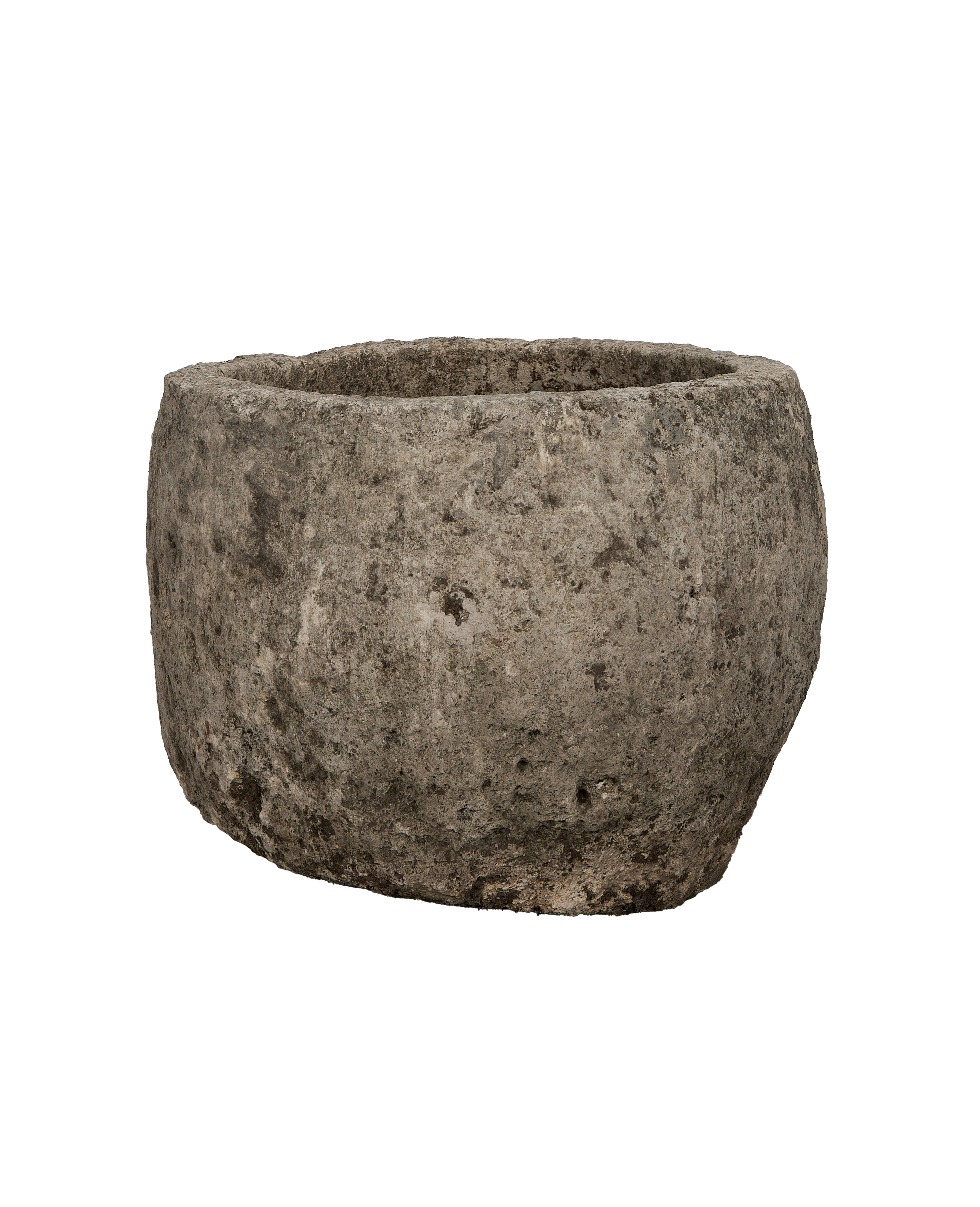 Olive Ateliers - Limestone Trough - Round