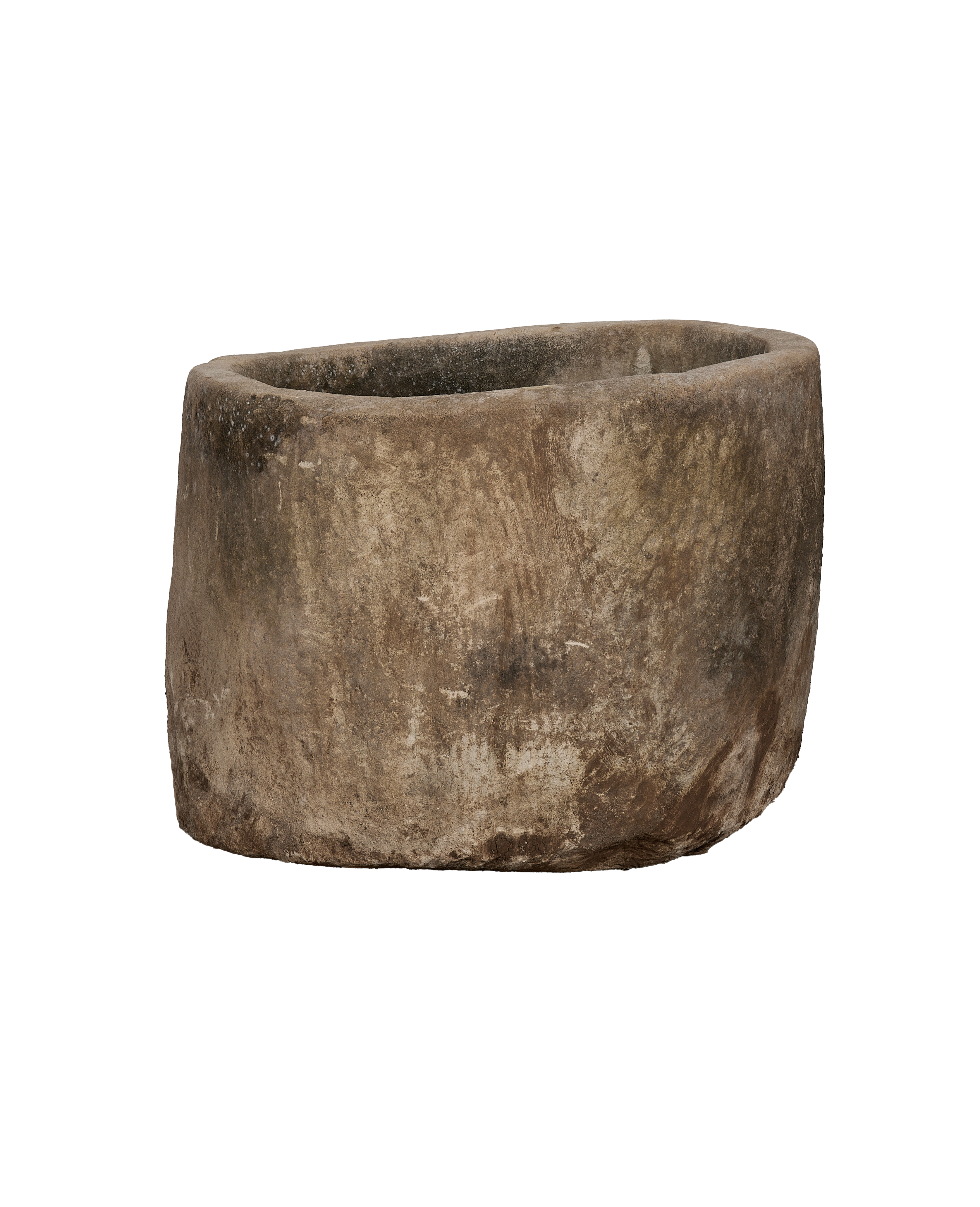 Olive Ateliers - Limestone Trough - Round