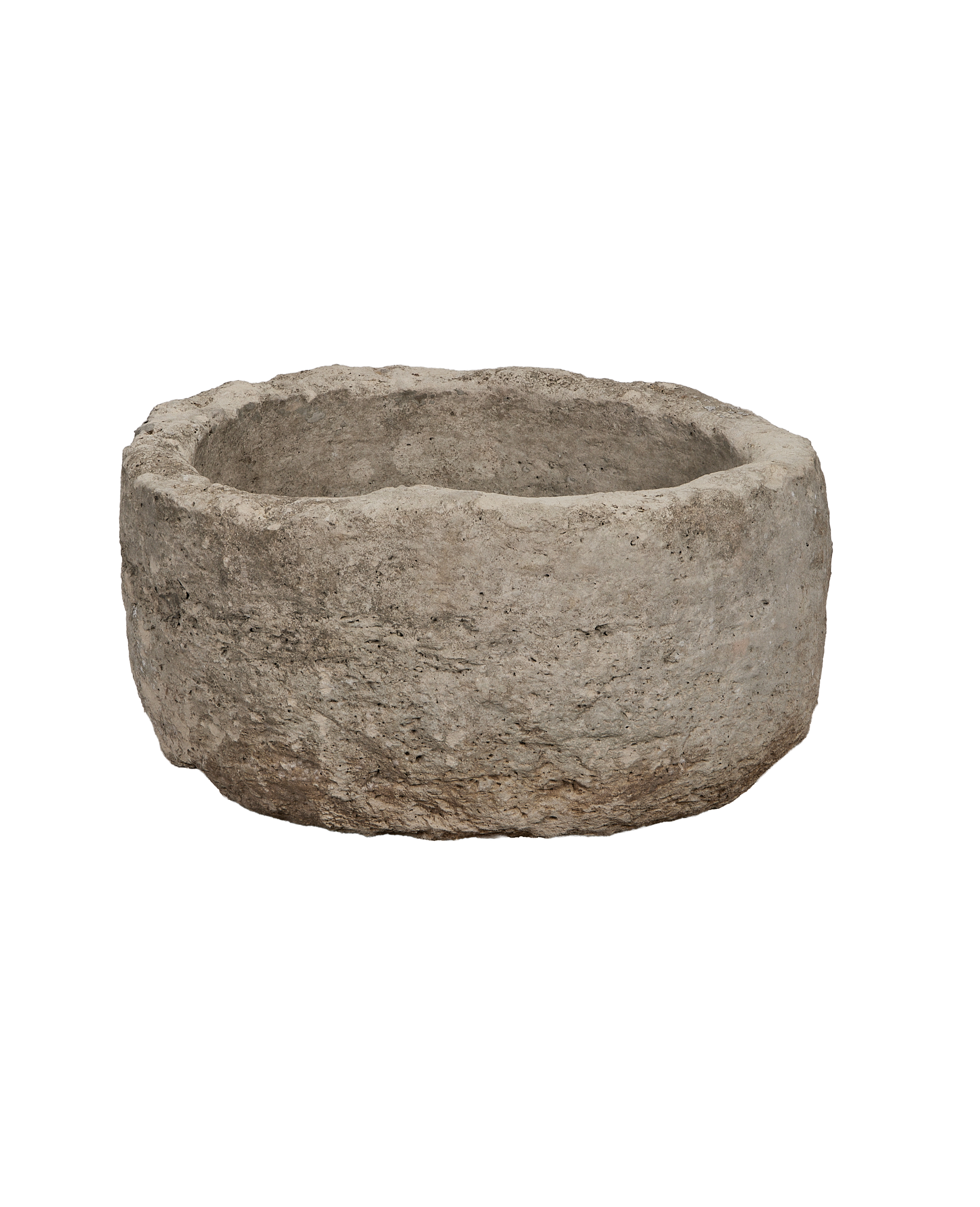 Olive Ateliers - Limestone Trough - Round