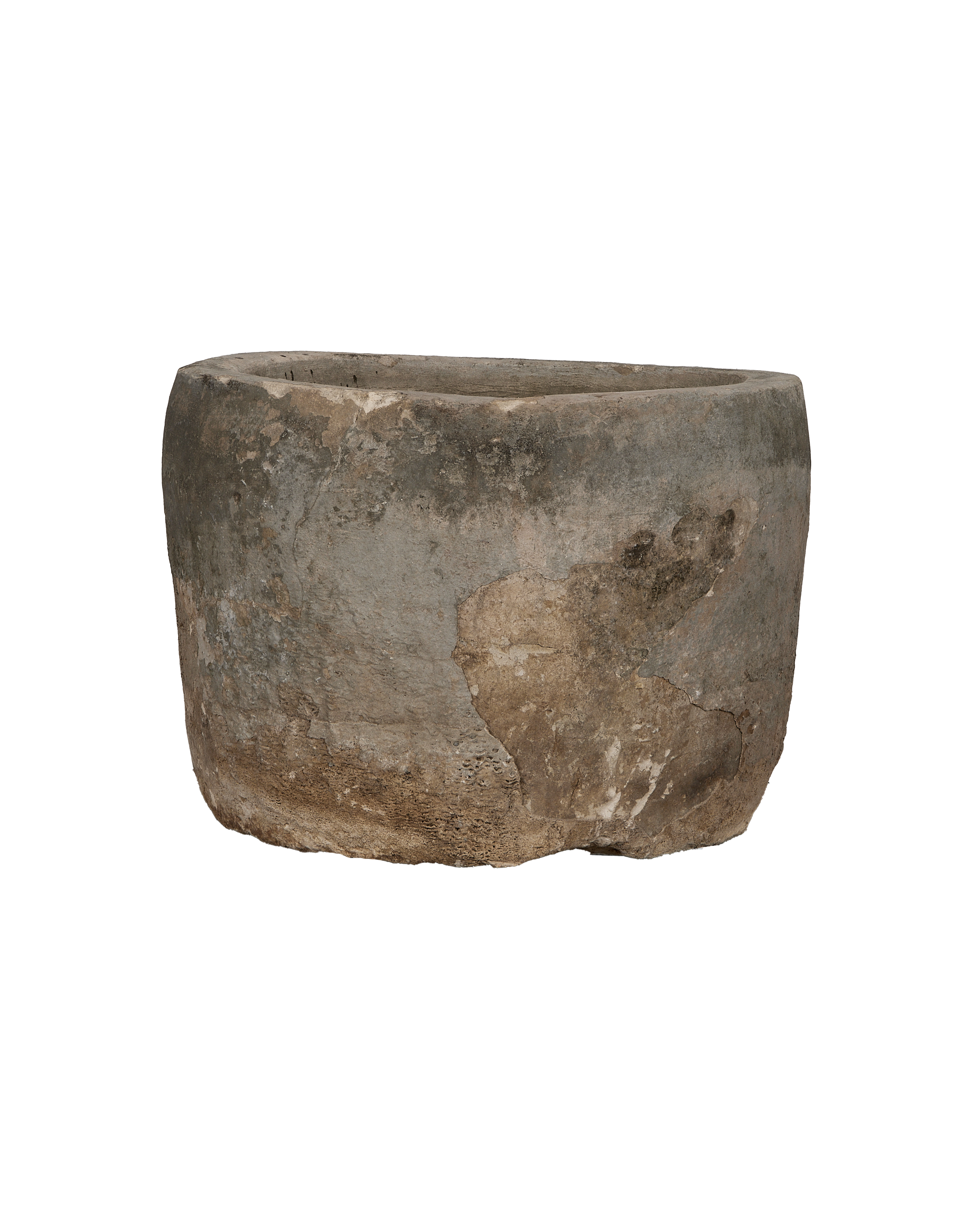 Olive Ateliers - Limestone Trough - Round