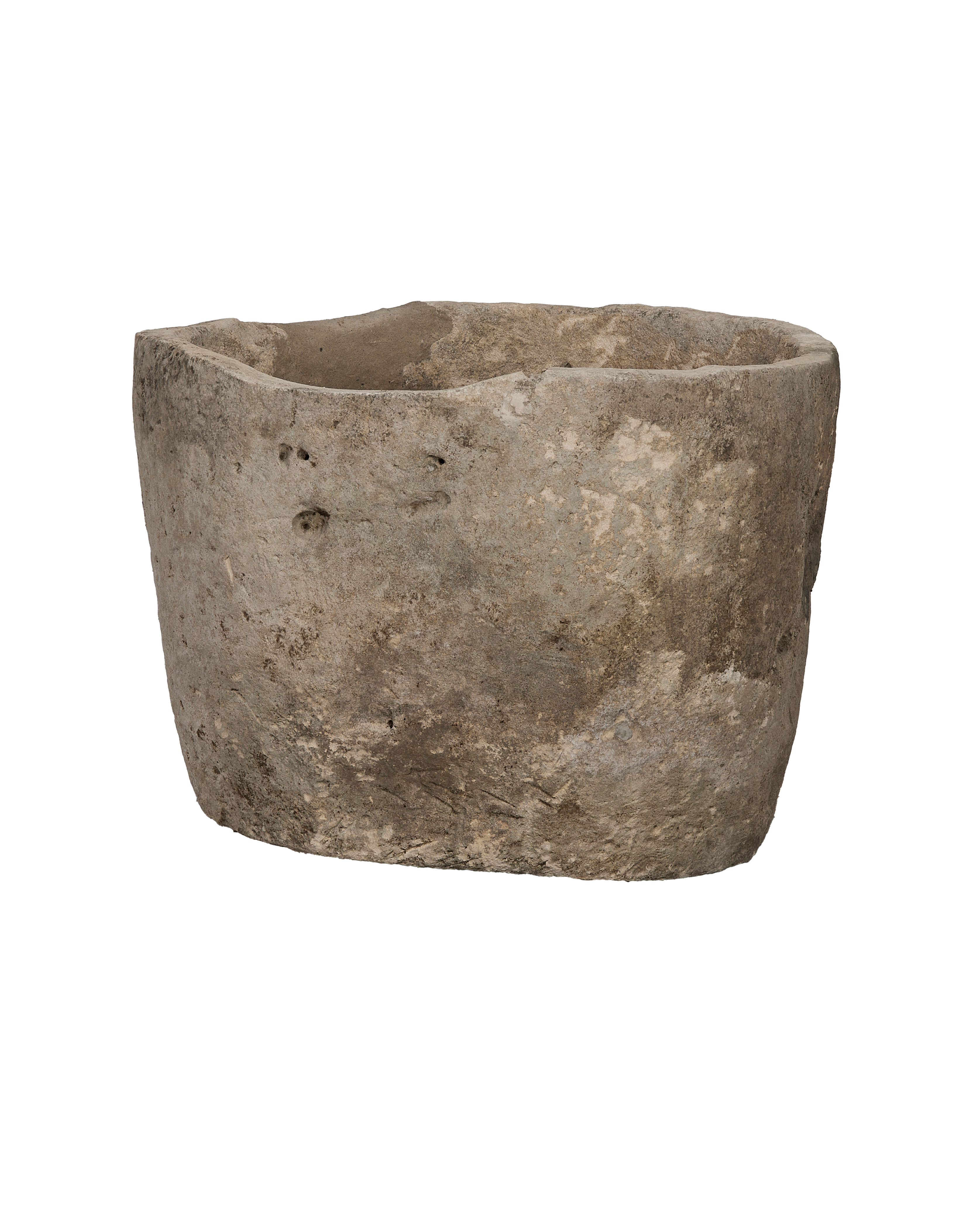 Olive Ateliers - Limestone Trough - Round