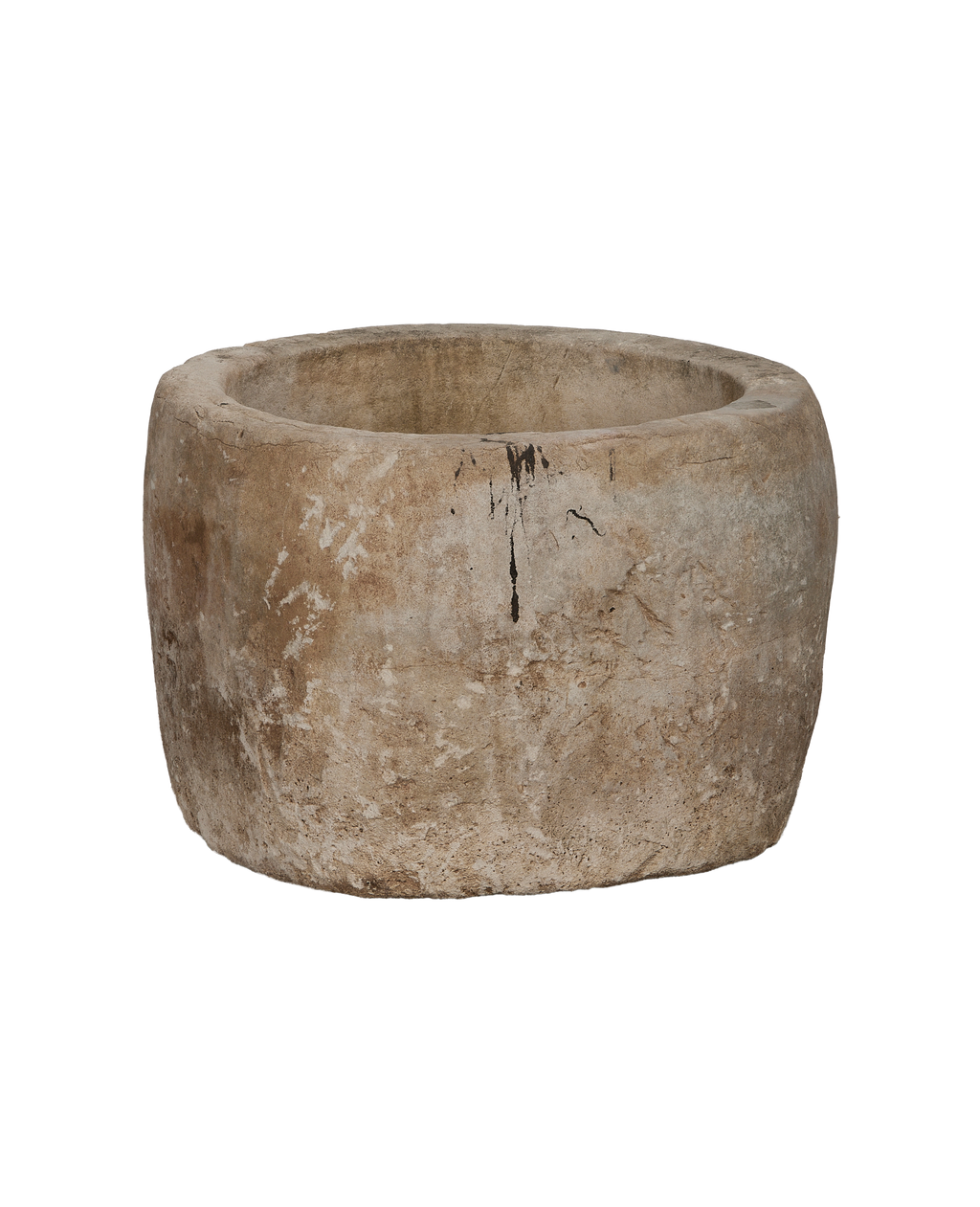 Olive Ateliers - Limestone Trough - Round