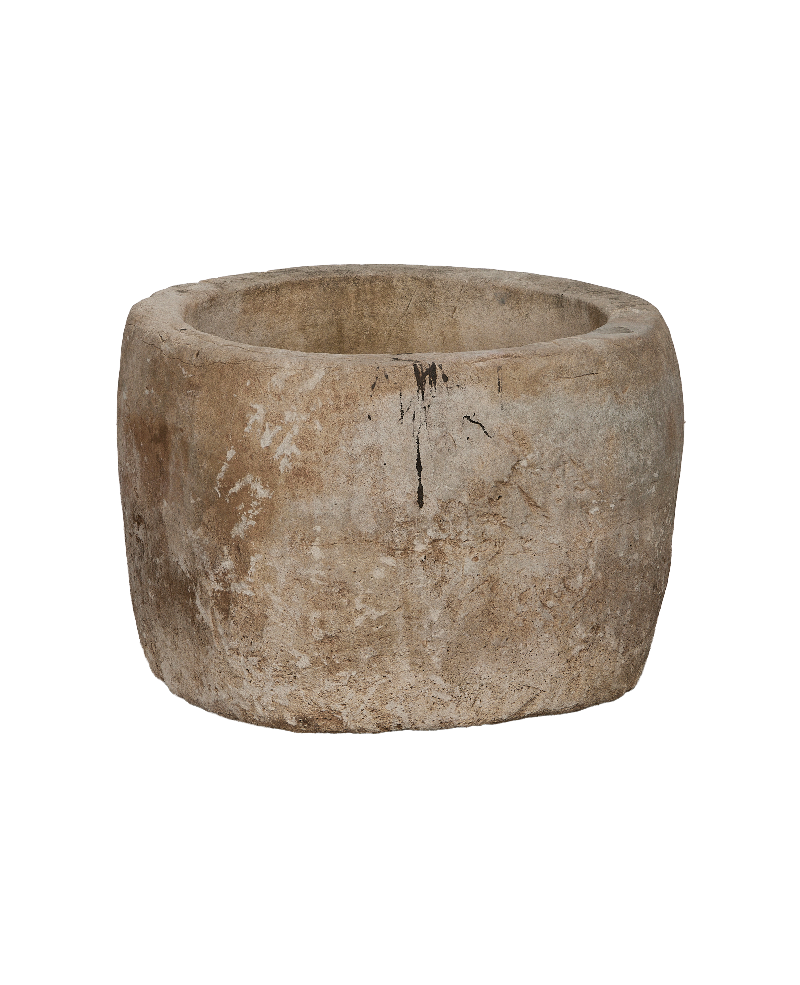 Olive Ateliers - Limestone Trough - Round