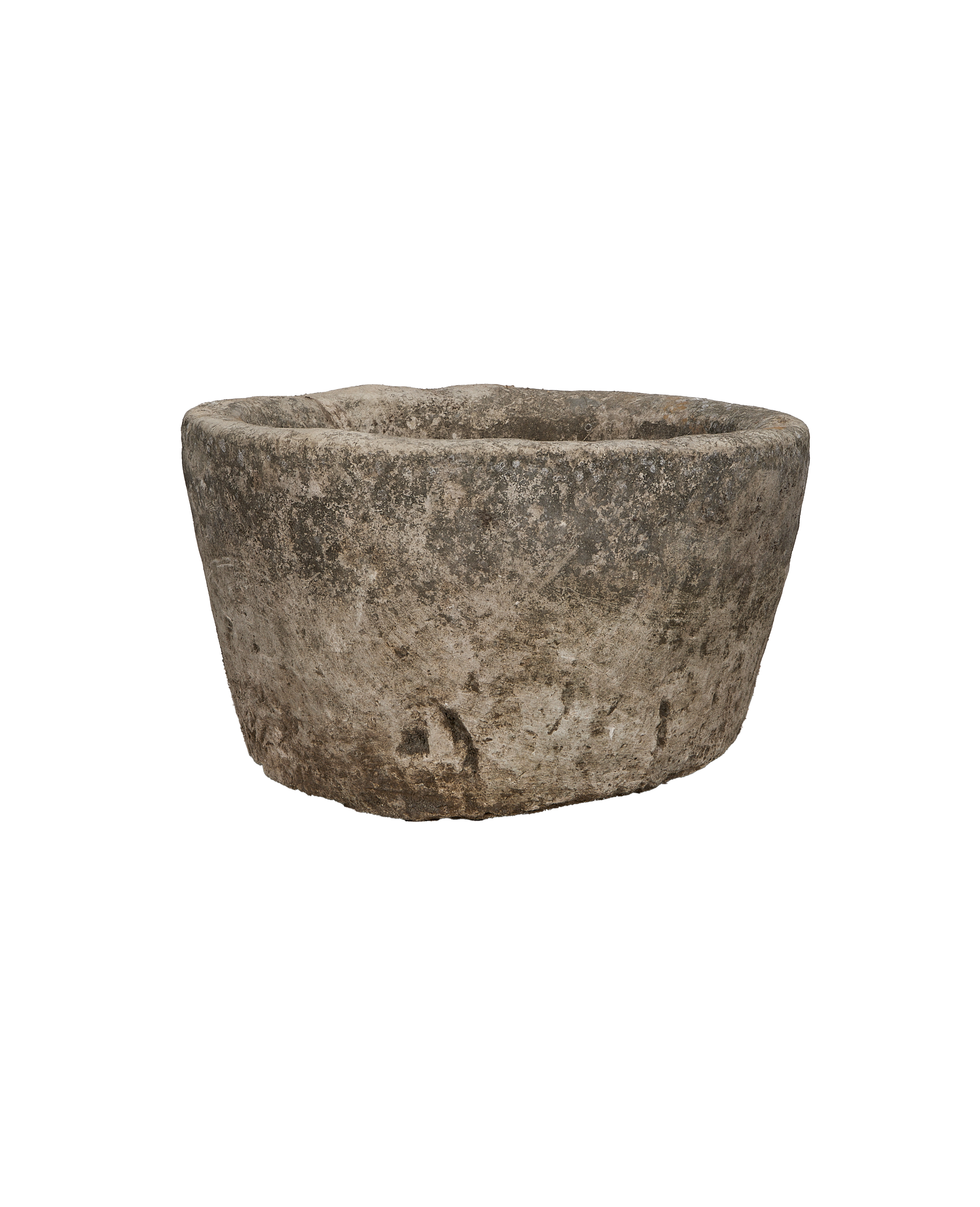 Olive Ateliers - Limestone Trough - Round