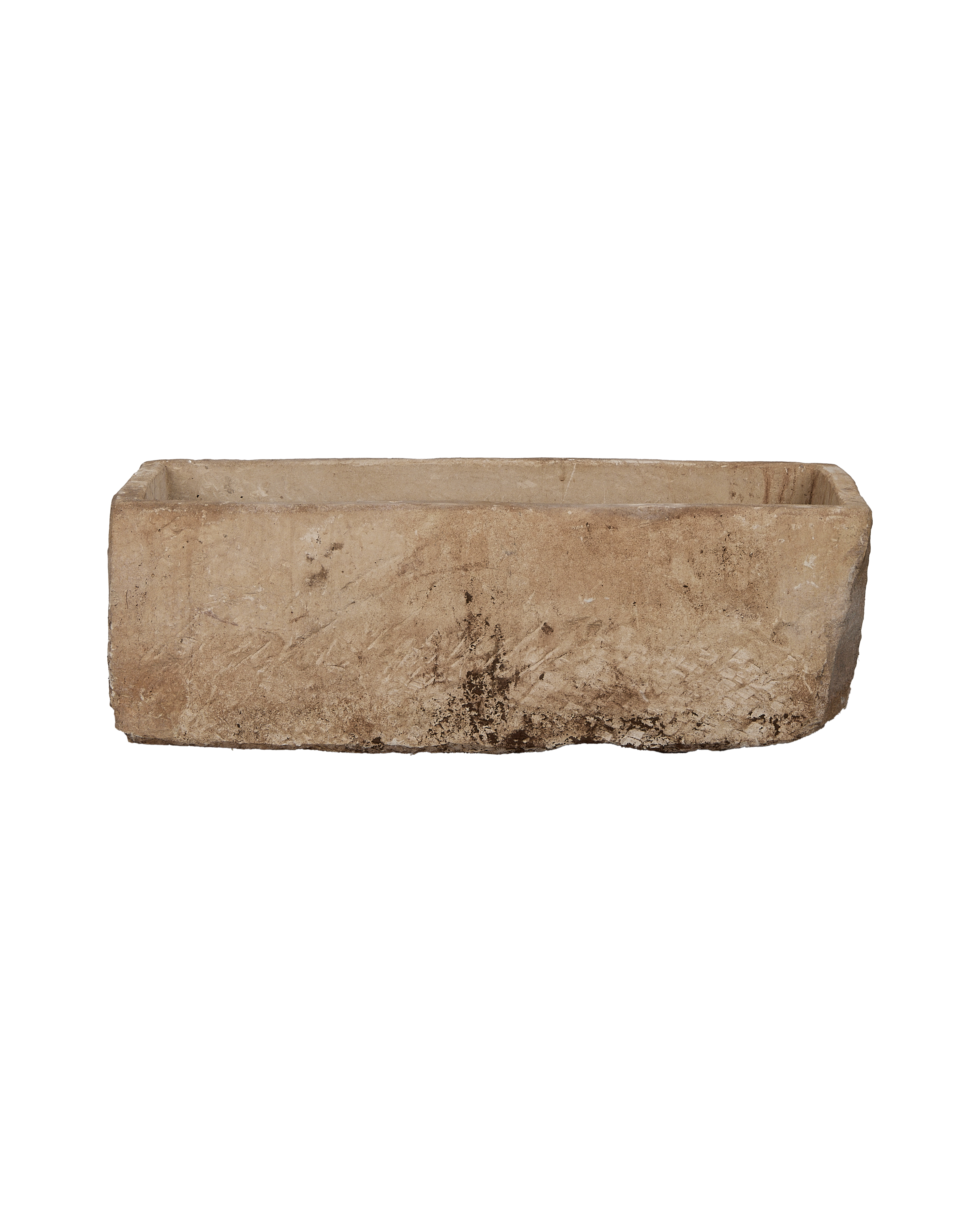 Olive Ateliers - Limestone Trough - Rectangle