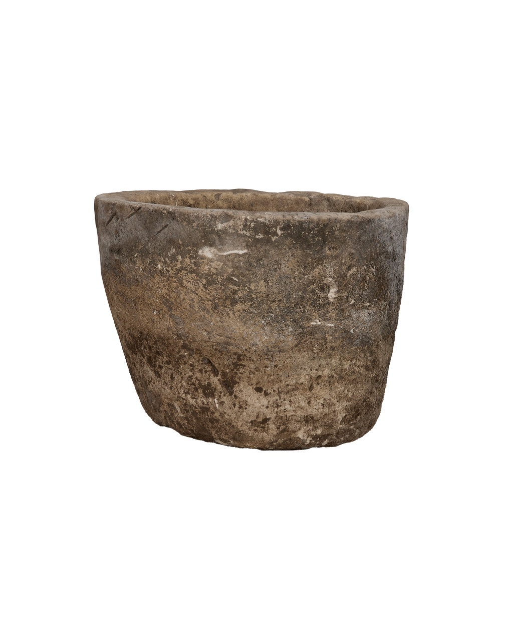 Olive Ateliers - Limestone Trough - Round