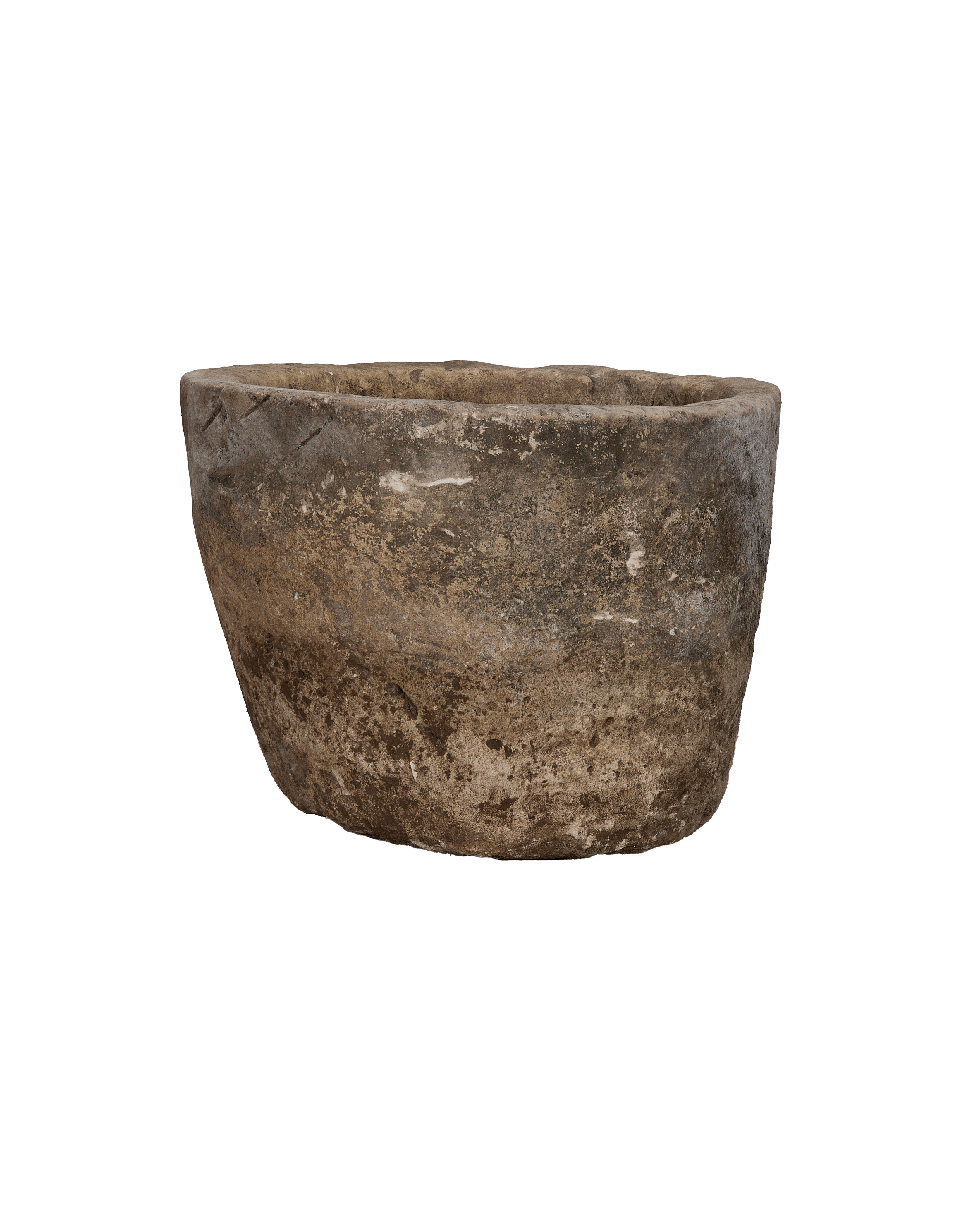 Olive Ateliers - Limestone Trough - Round