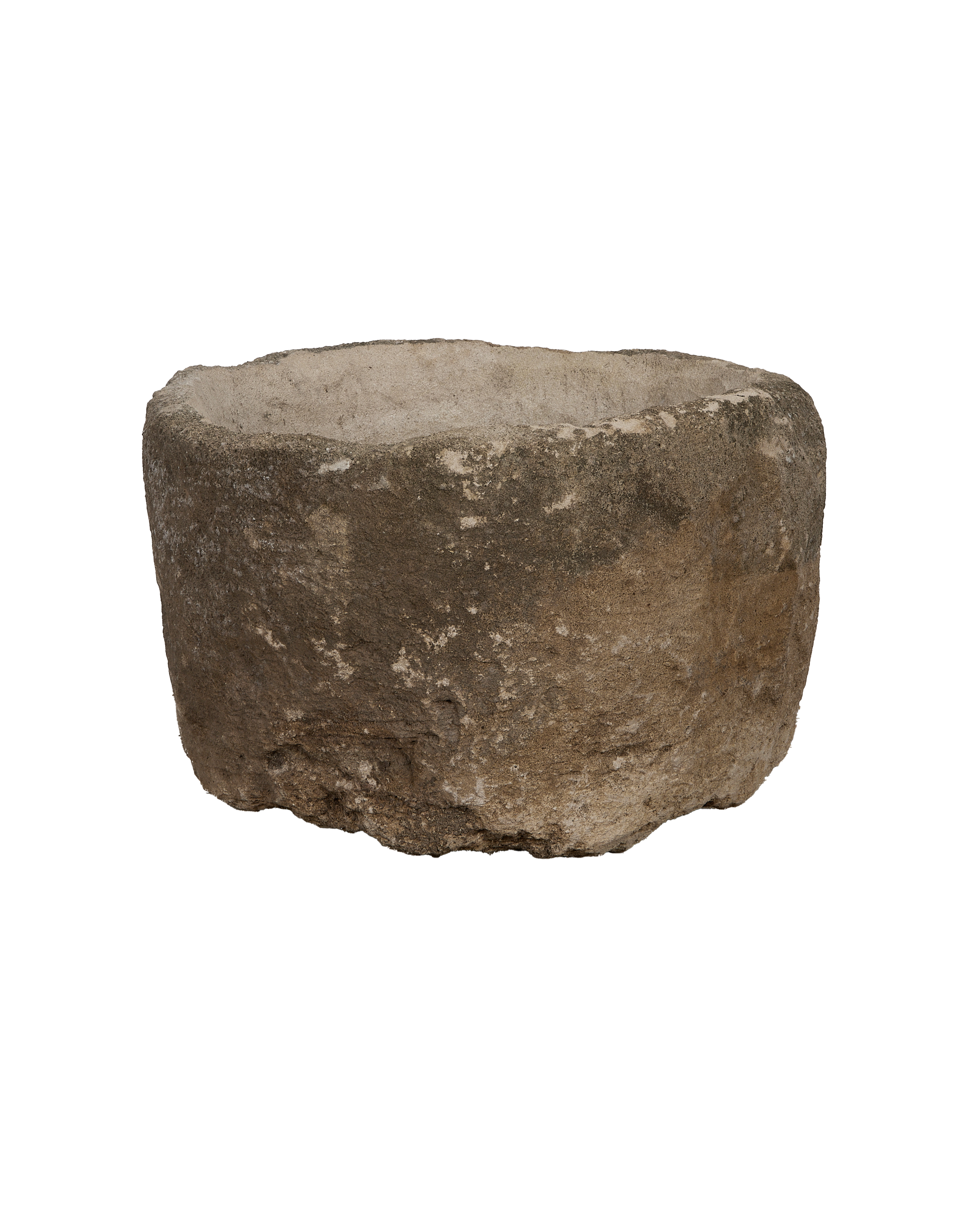Olive Ateliers - Limestone Trough - Round