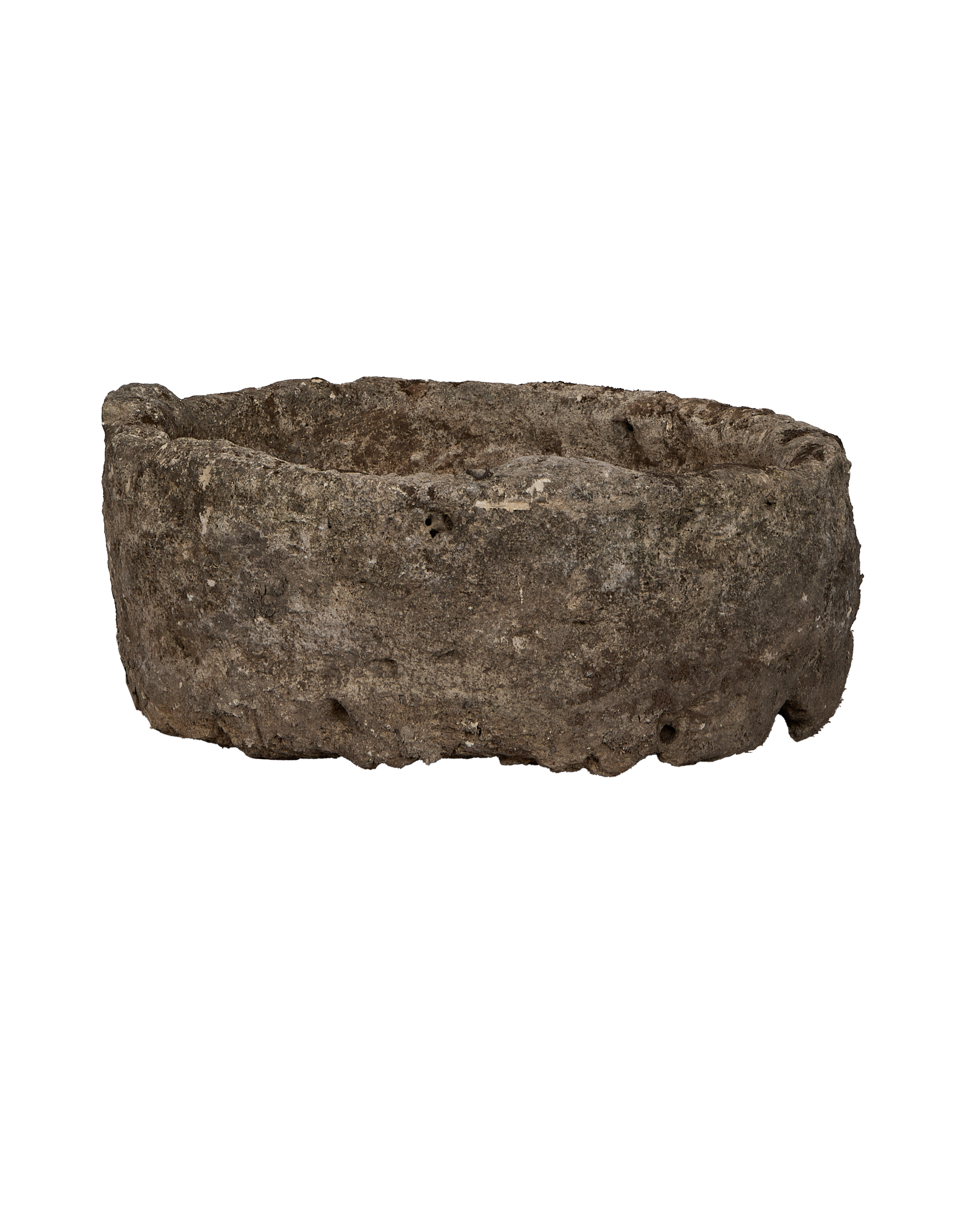 Olive Ateliers - Limestone Trough - Round