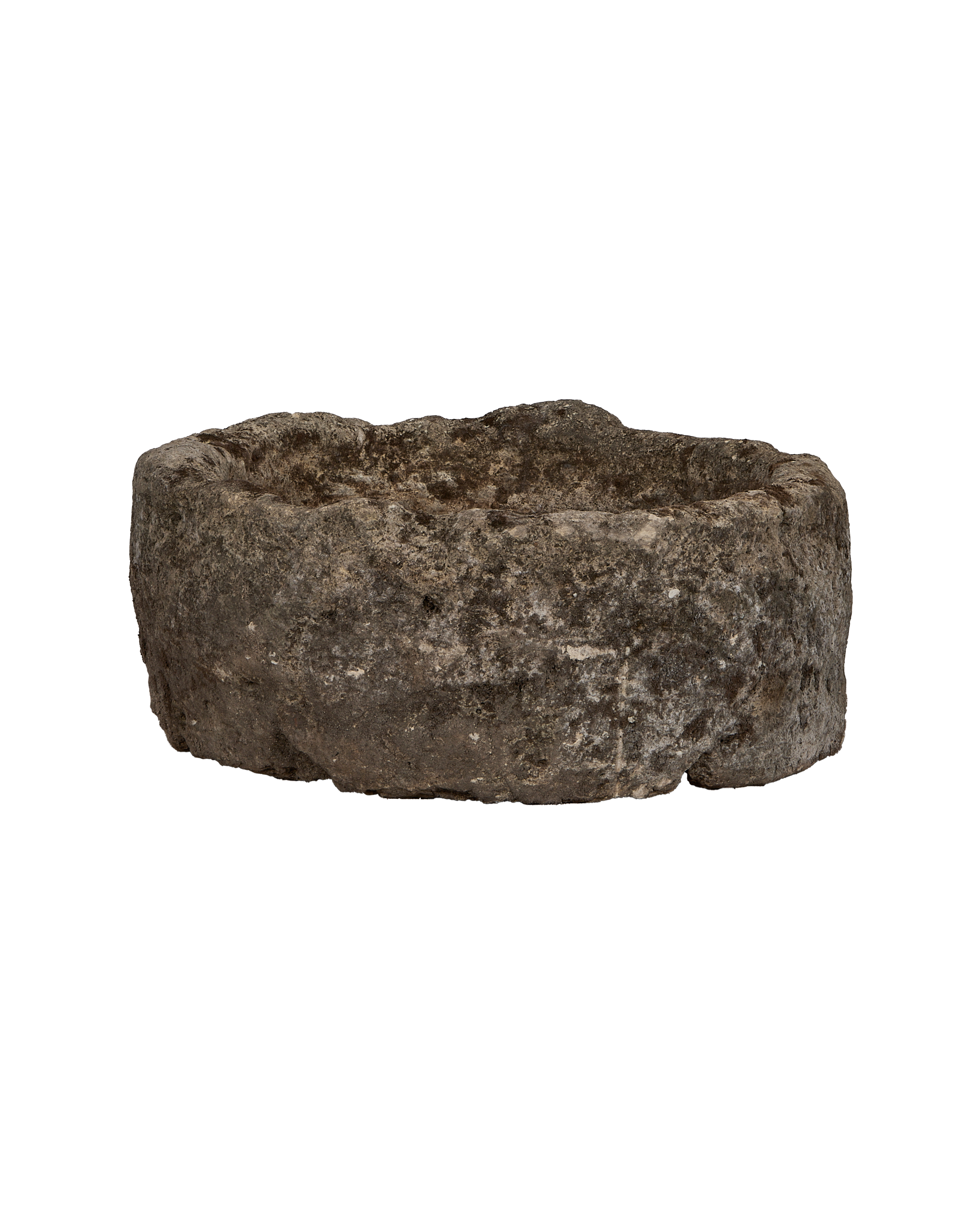 Olive Ateliers - Limestone Trough - Round