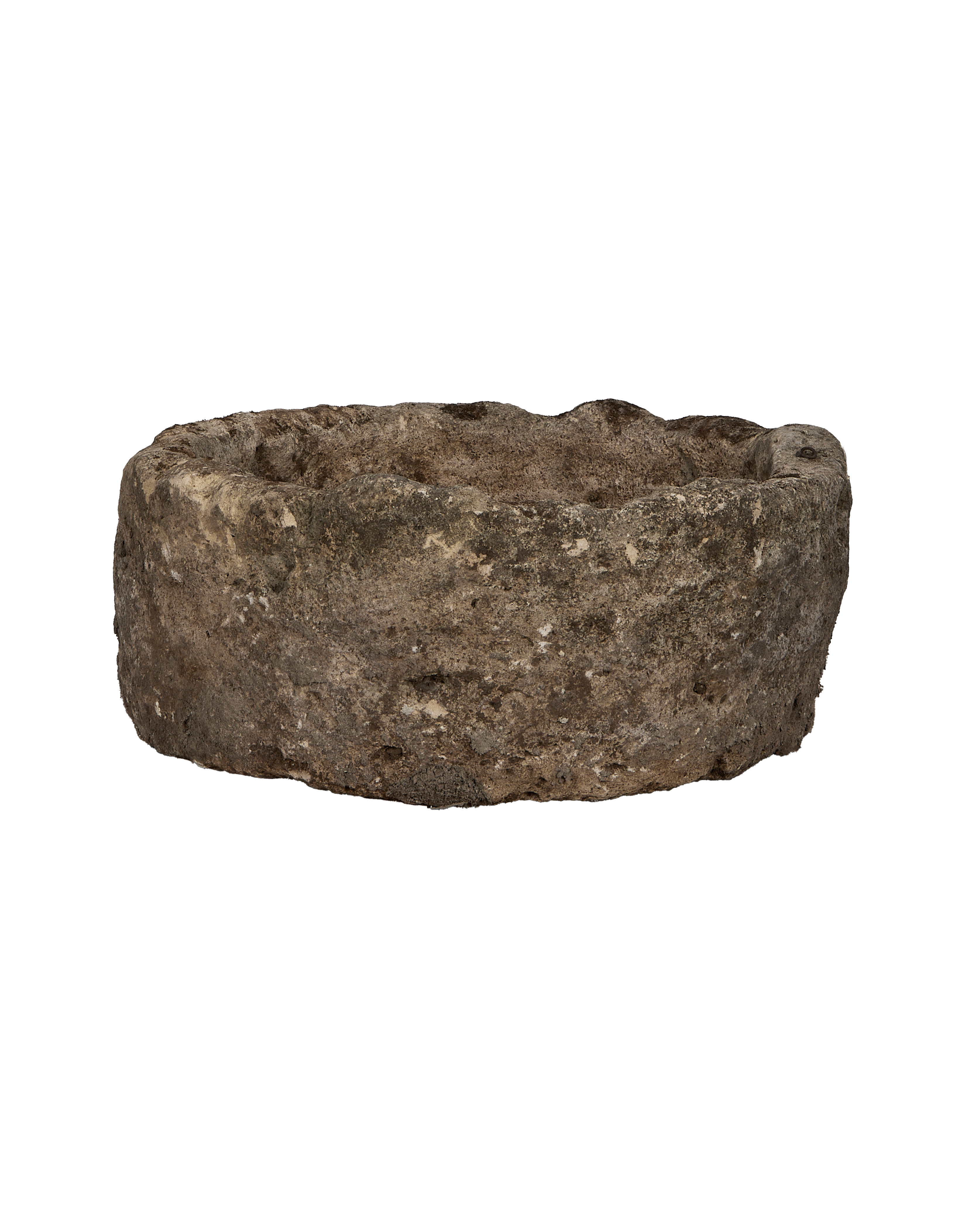 Olive Ateliers - Limestone Trough - Round