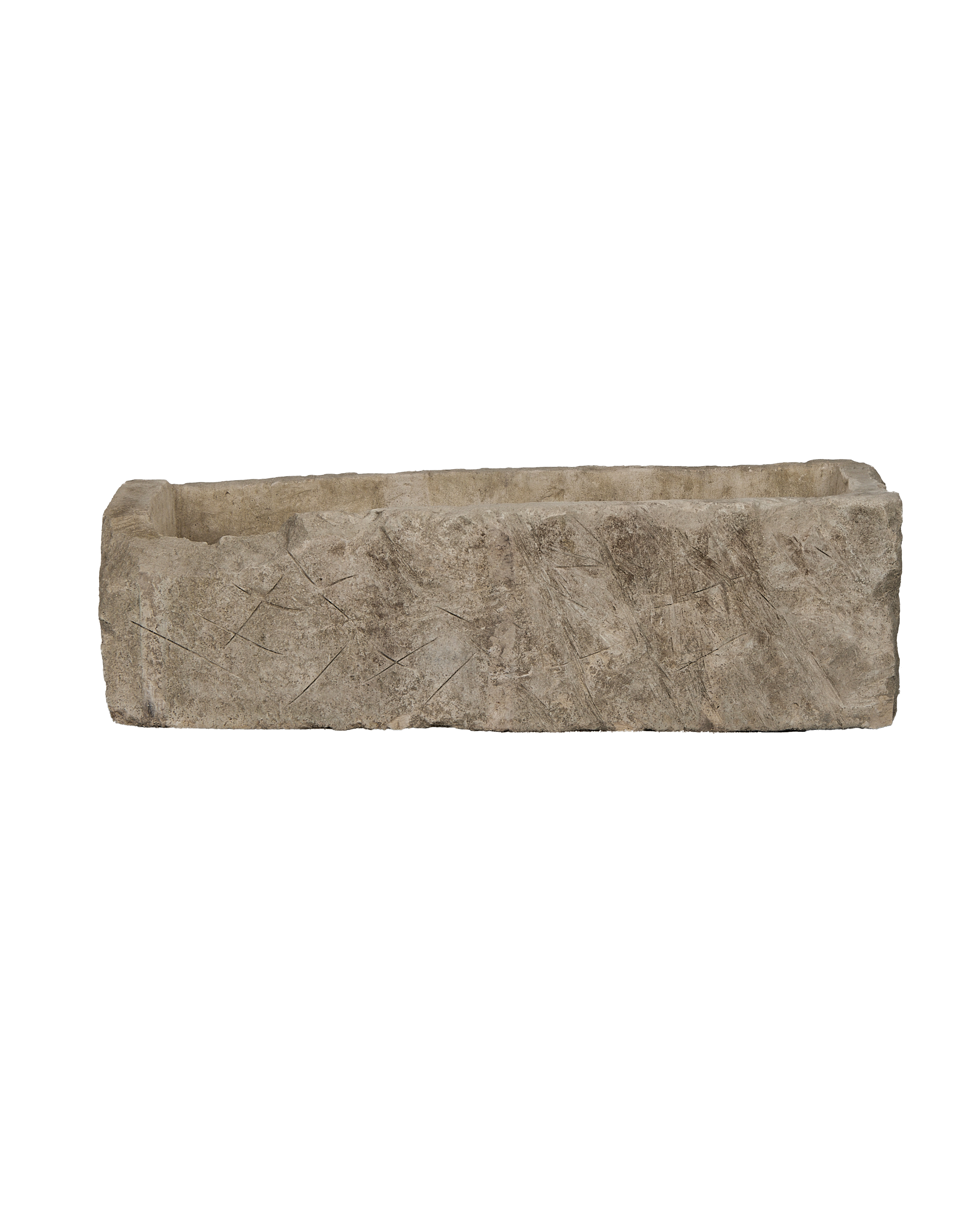 Olive Ateliers - Limestone Trough - Rectangle