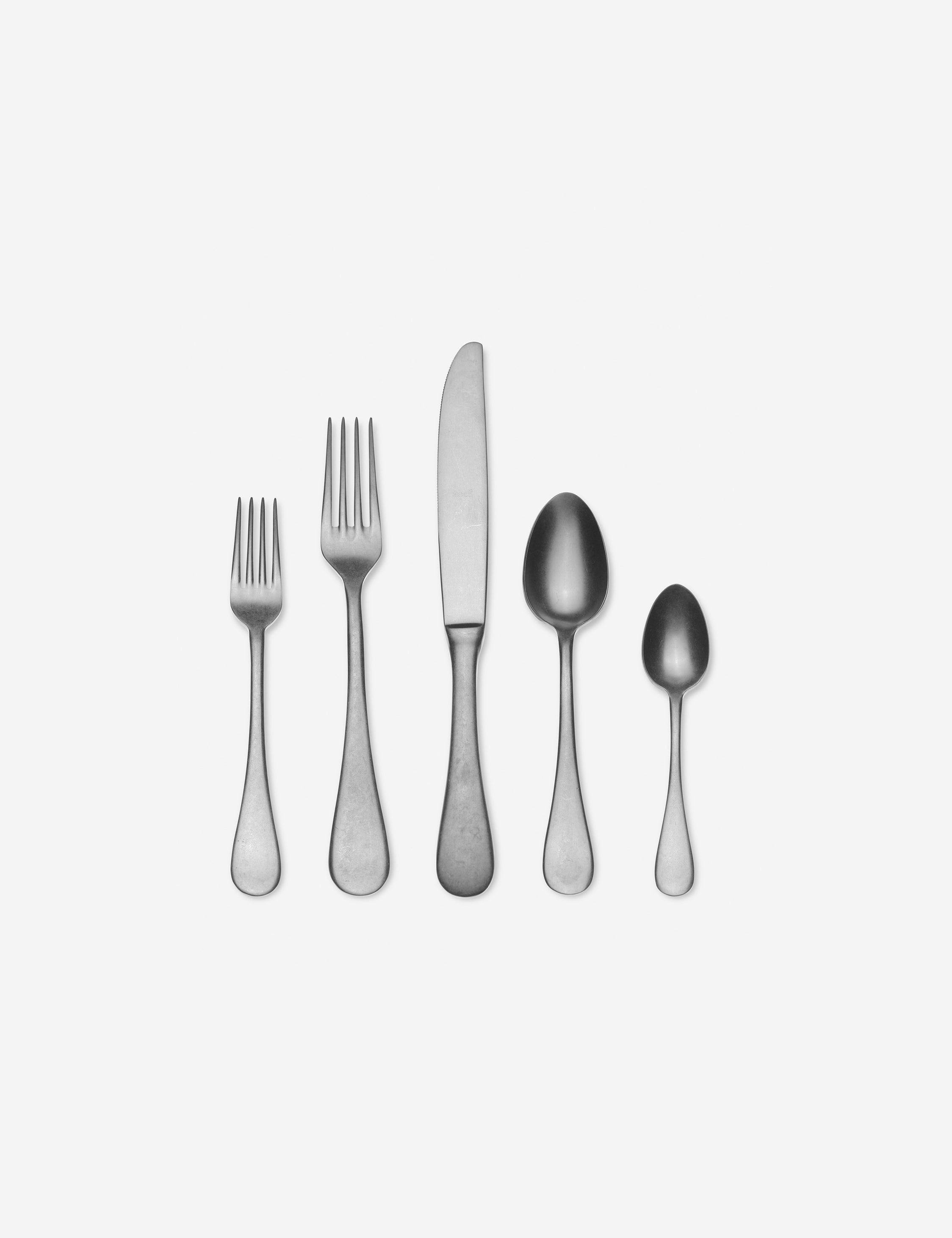 Lulu and Georgia - Vintage 5 piece Flatware set by Mepra