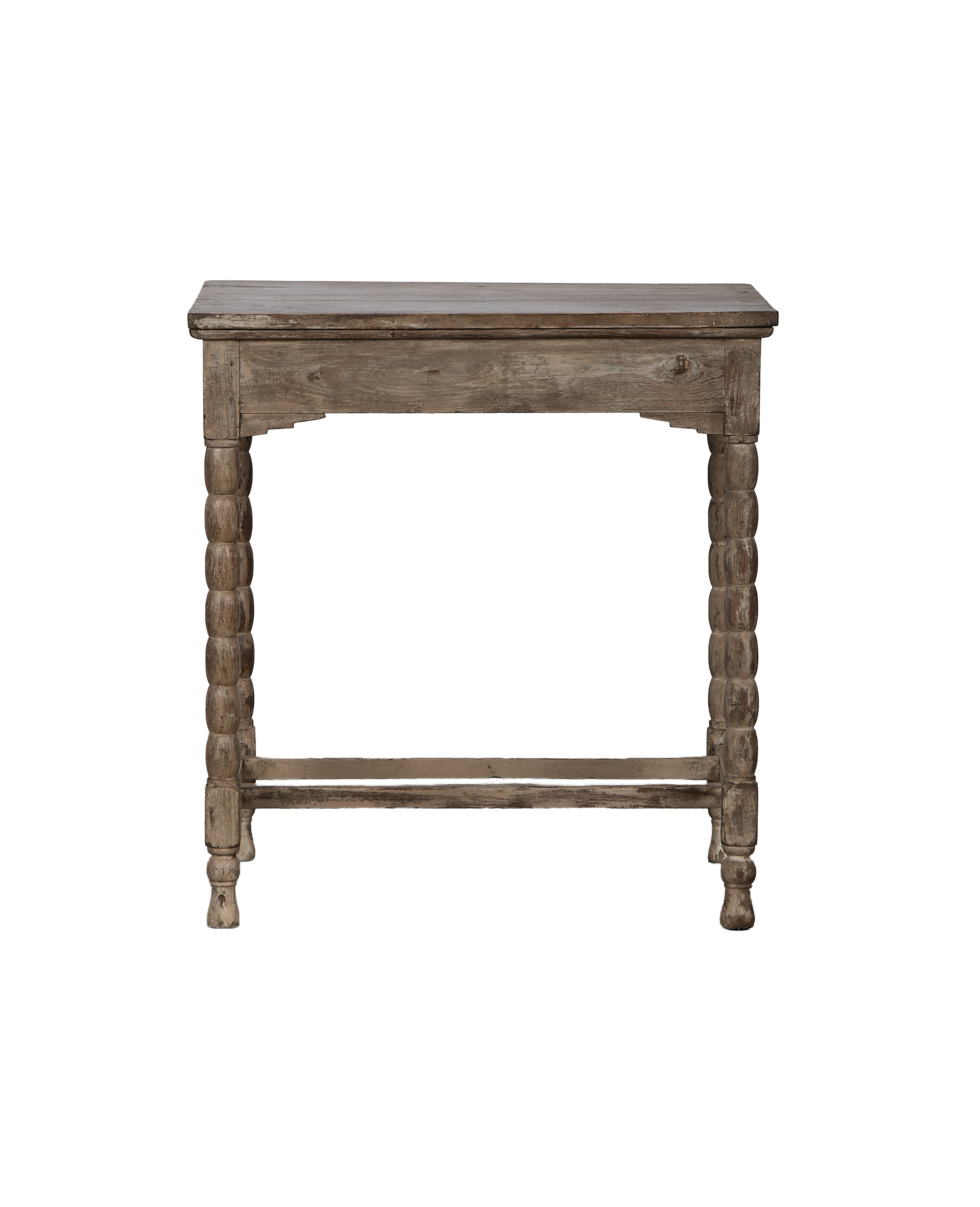 Olive Ateliers - Wood Side Table - Bleached