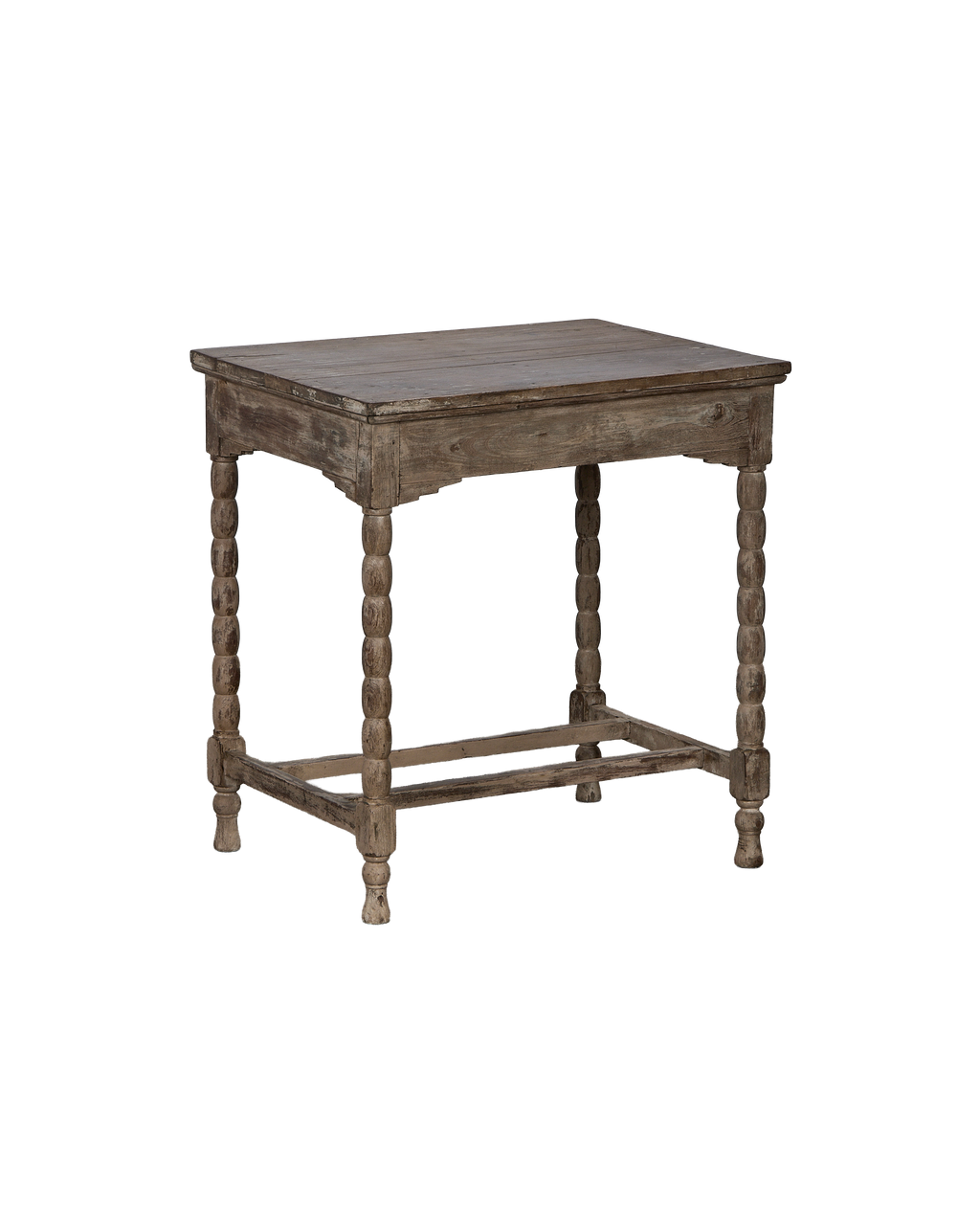 Olive Ateliers - Wood Side Table - Bleached