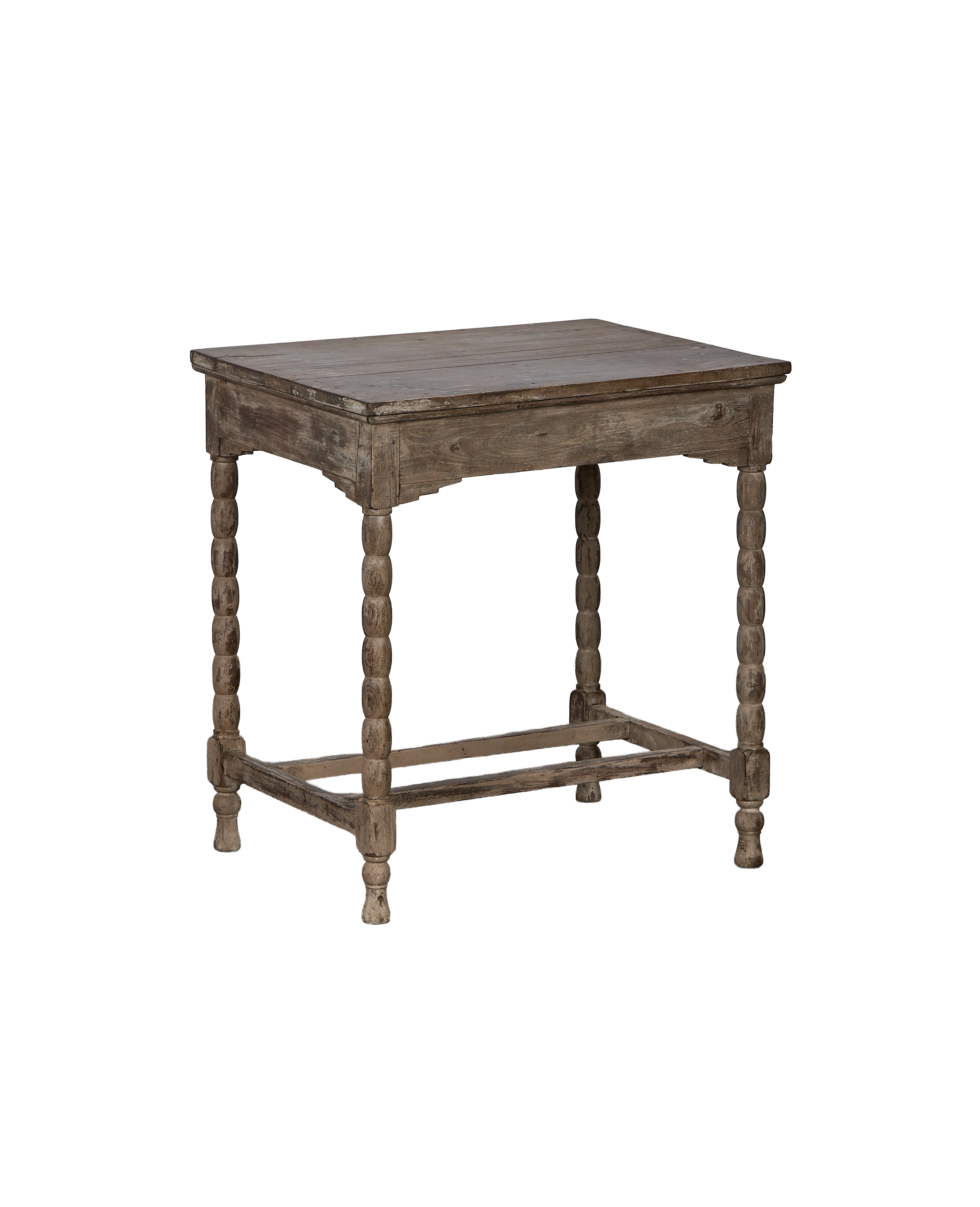 Olive Ateliers - Wood Side Table - Bleached
