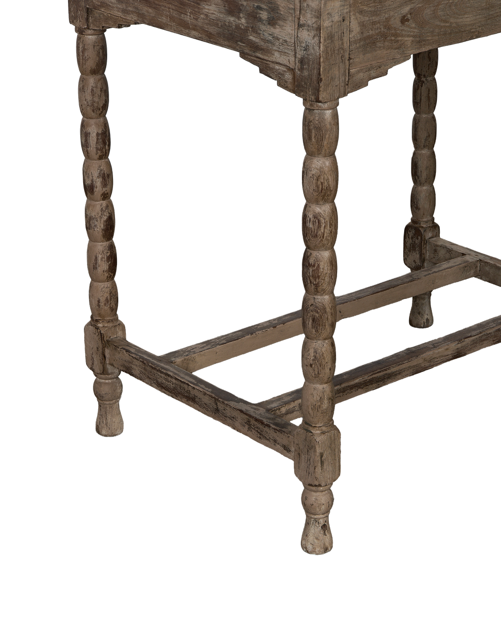 Olive Ateliers - Wood Side Table - Bleached