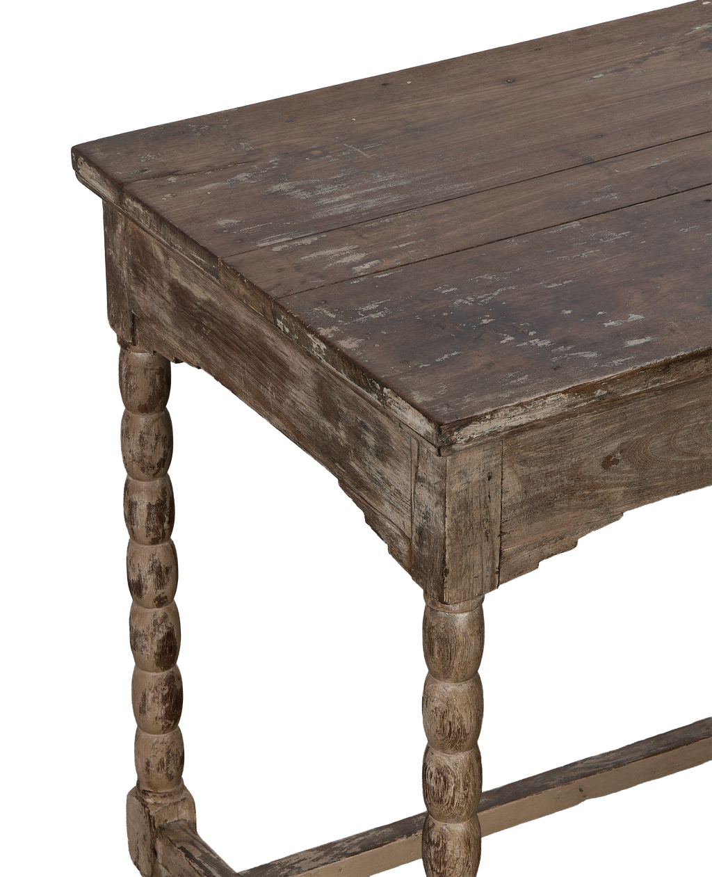 Olive Ateliers - Wood Side Table - Bleached