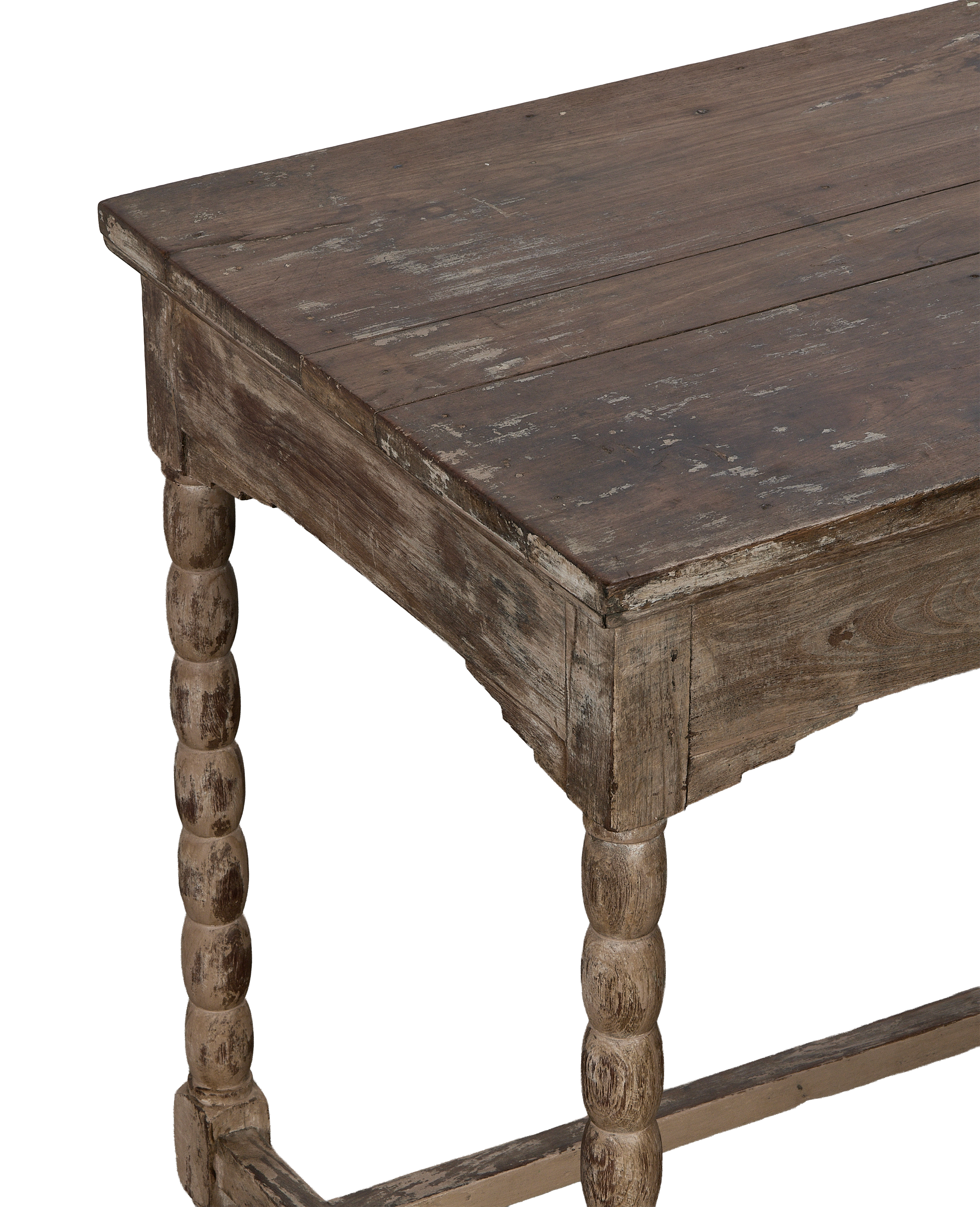 Olive Ateliers - Wood Side Table - Bleached