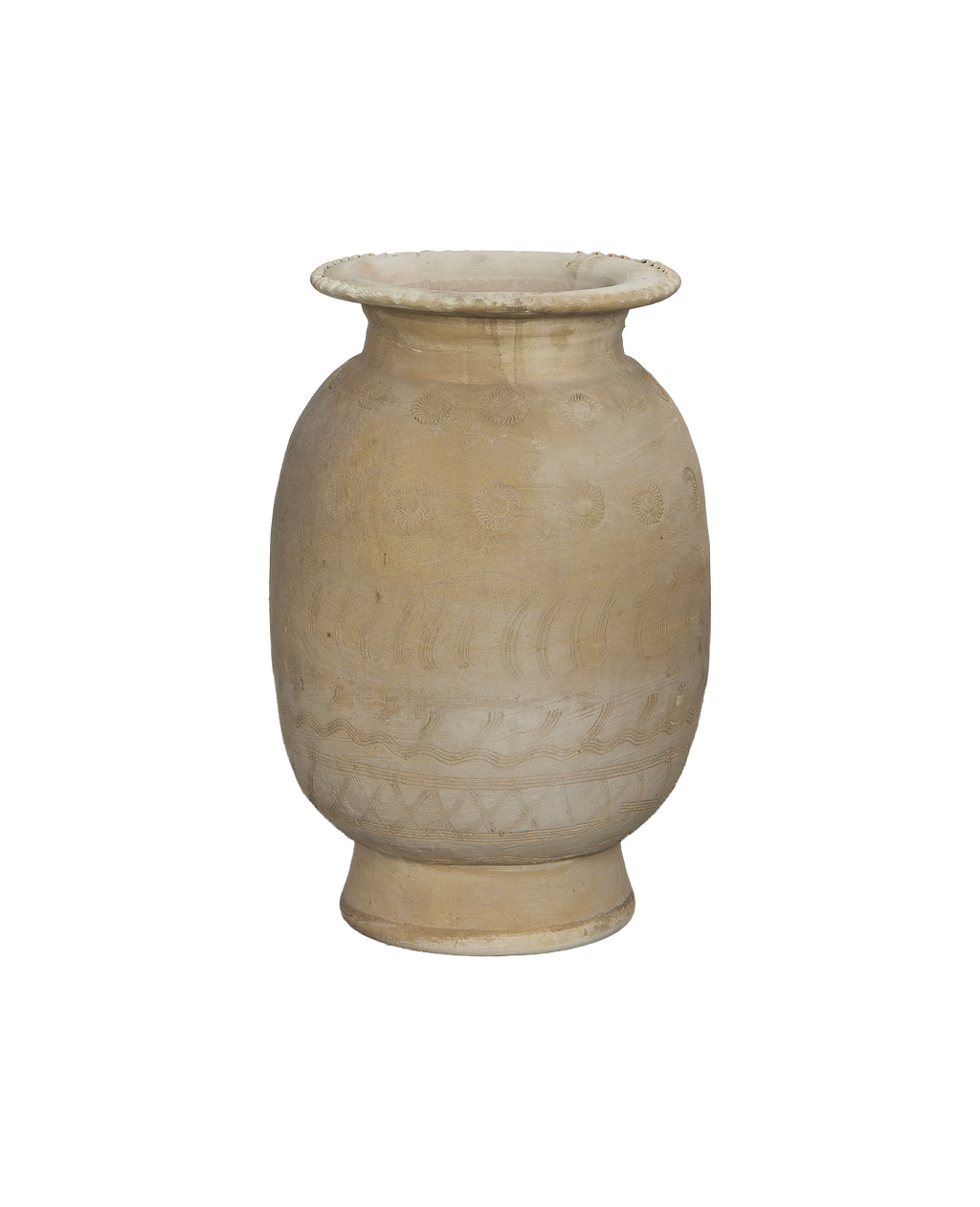 Olive Ateliers - Carved Relief Urn