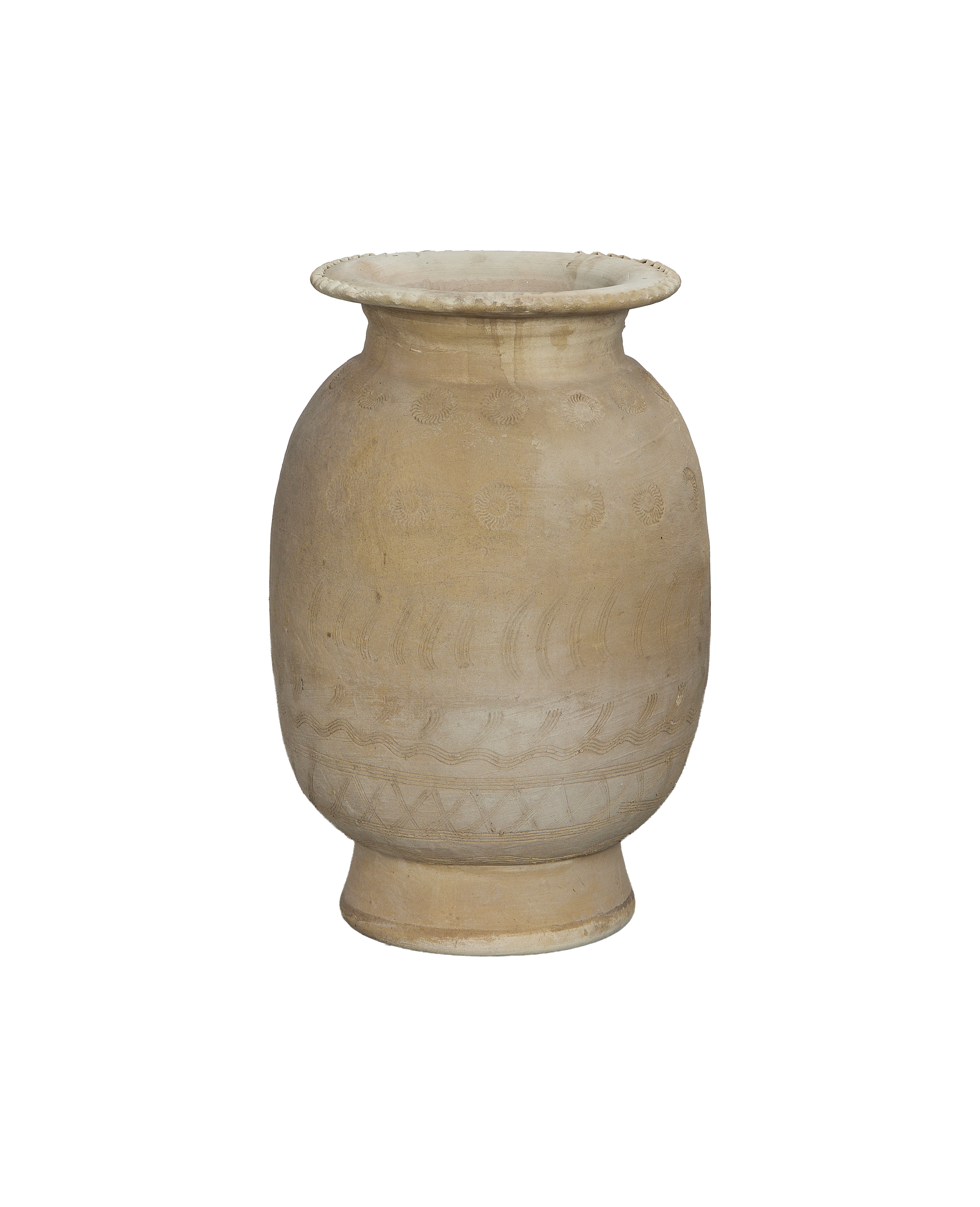 Olive Ateliers - Carved Relief Urn