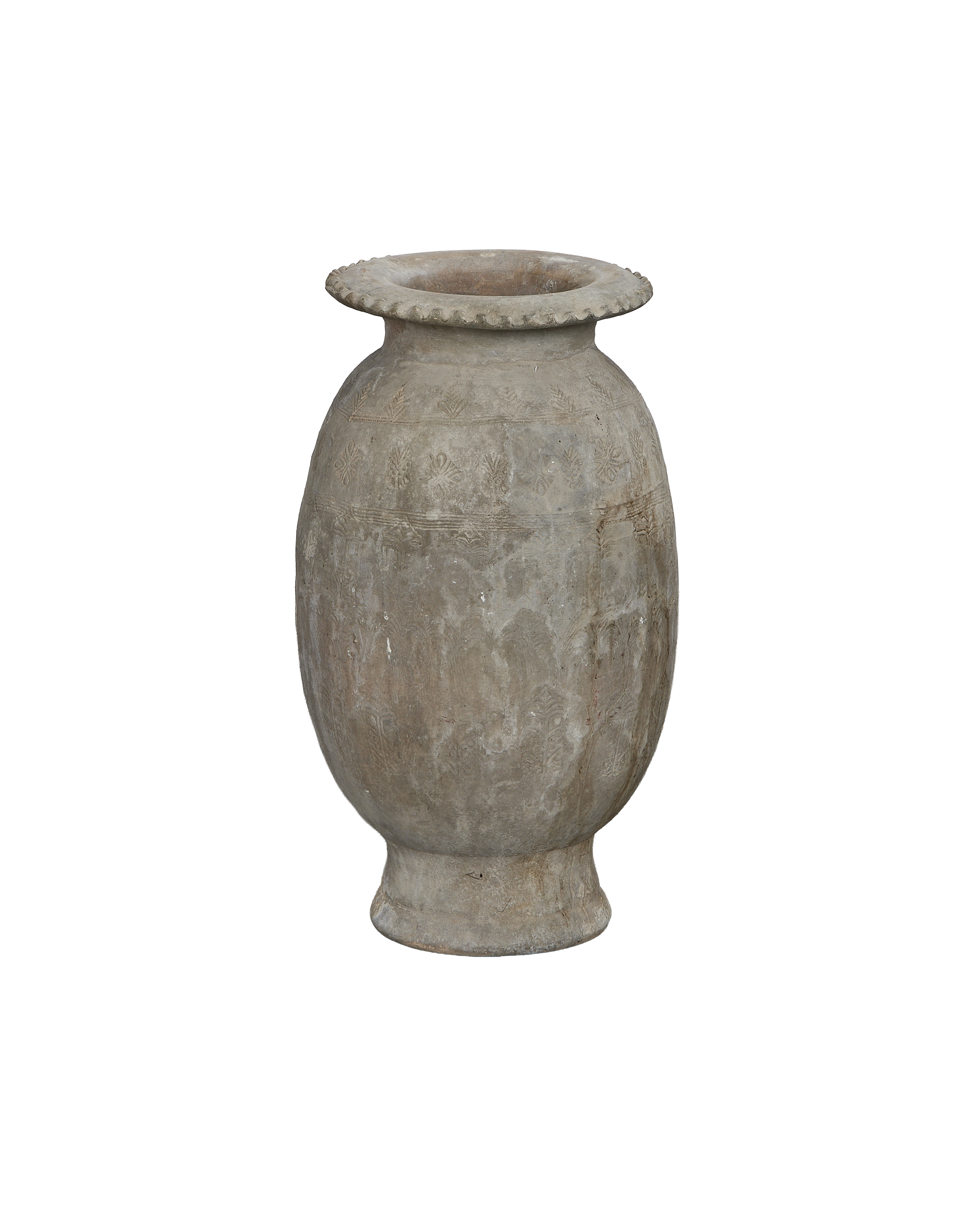 Olive Ateliers - Carved Relief Urn