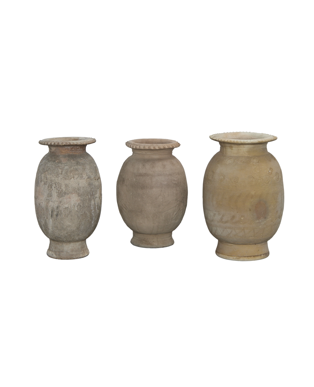 Olive Ateliers - Carved Relief Urn