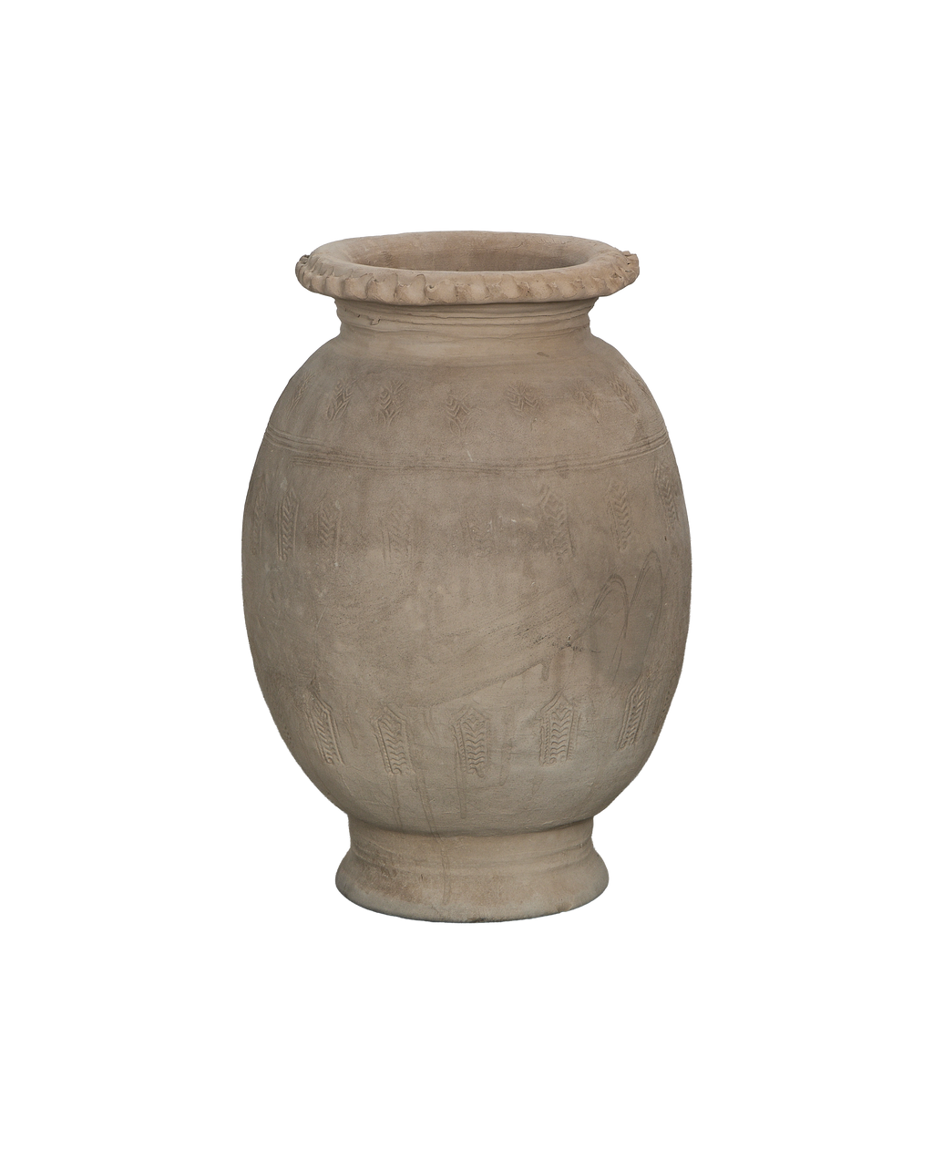 Olive Ateliers - Carved Relief Urn