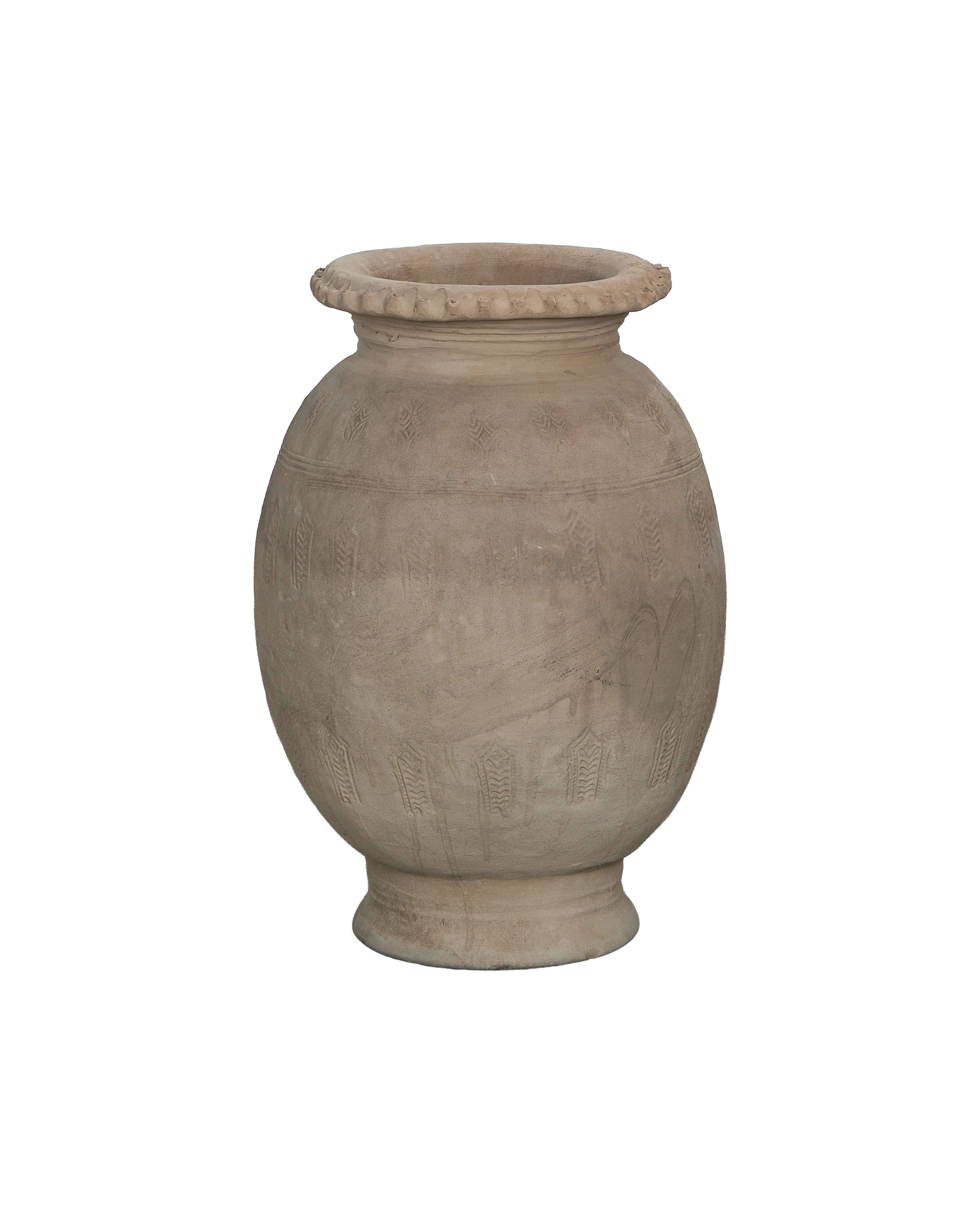 Olive Ateliers - Carved Relief Urn