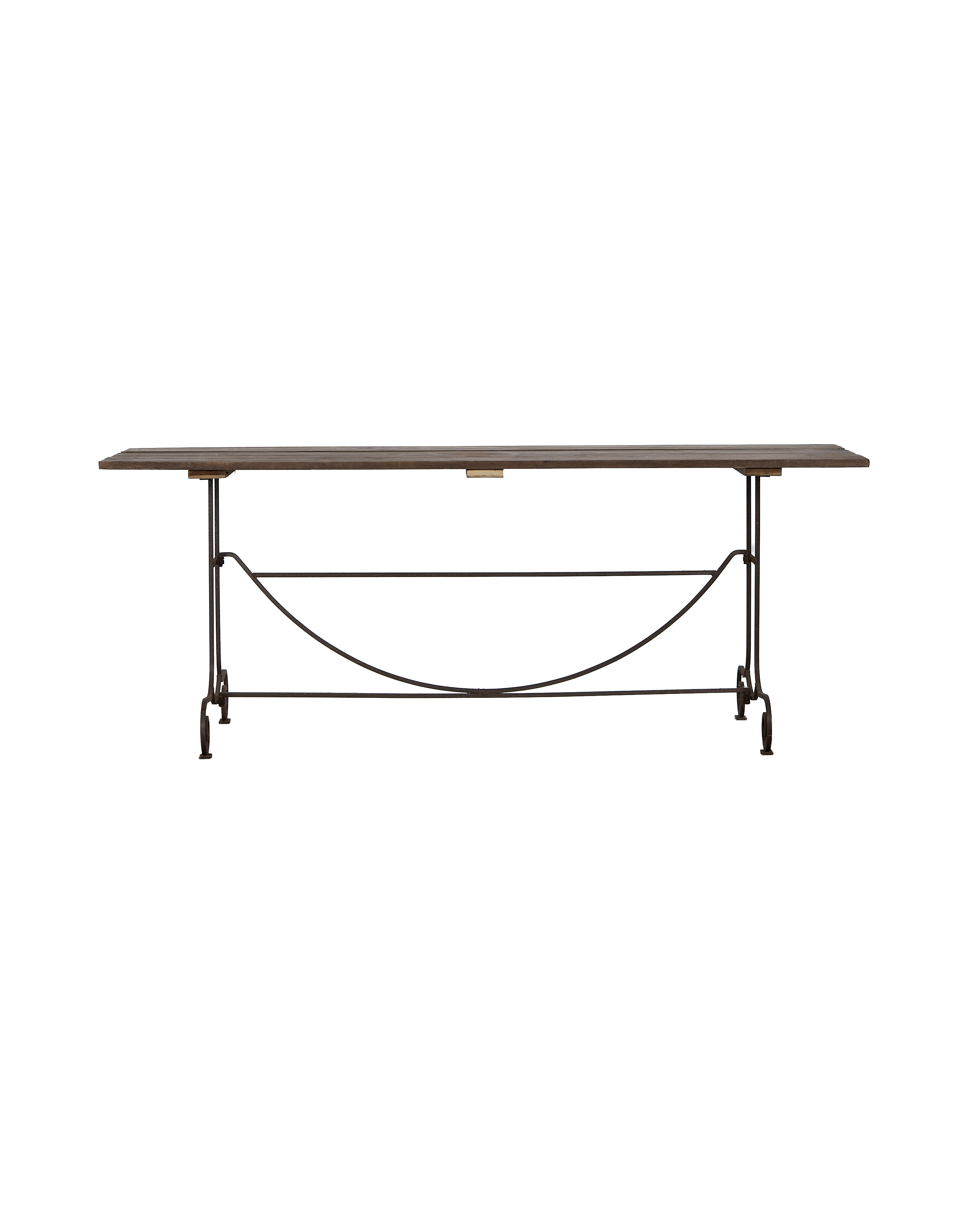 Olive Ateliers - Wood & Iron Garden Table