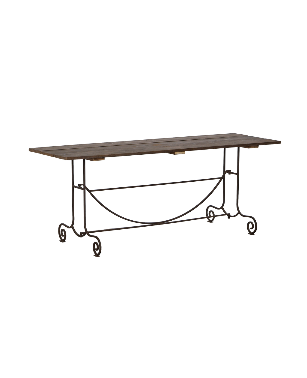 Olive Ateliers - Wood & Iron Garden Table