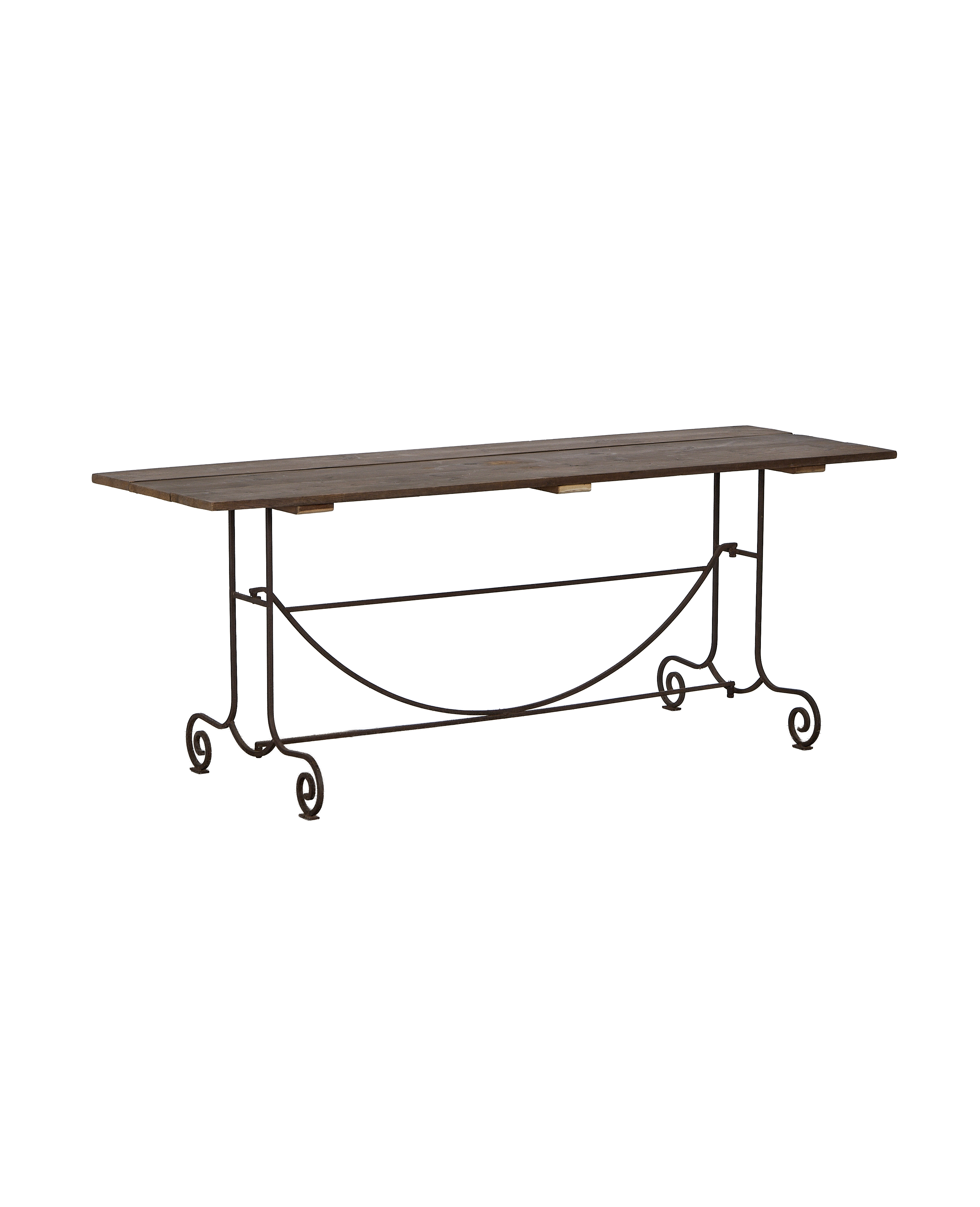 Olive Ateliers - Wood & Iron Garden Table