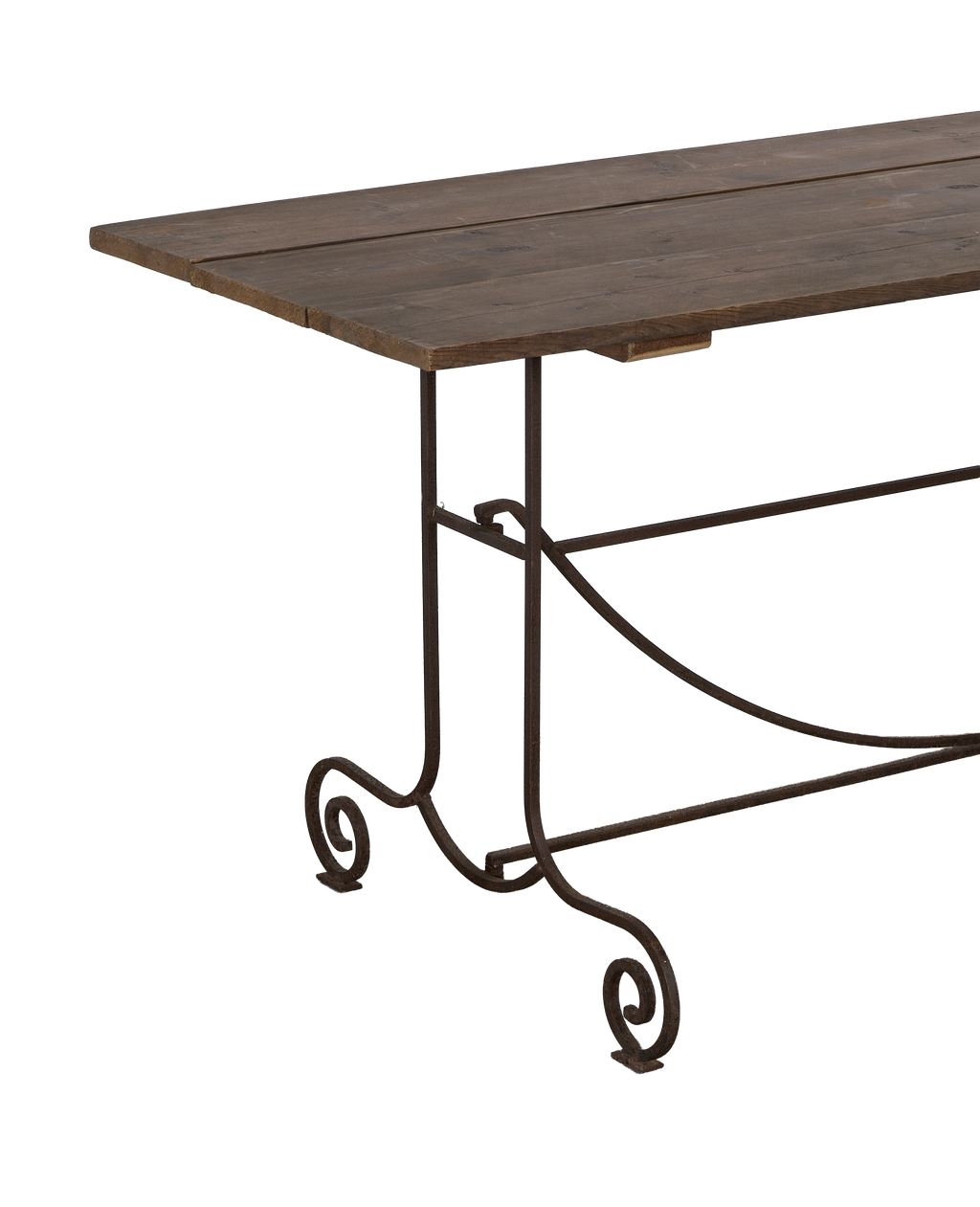 Olive Ateliers - Wood & Iron Garden Table