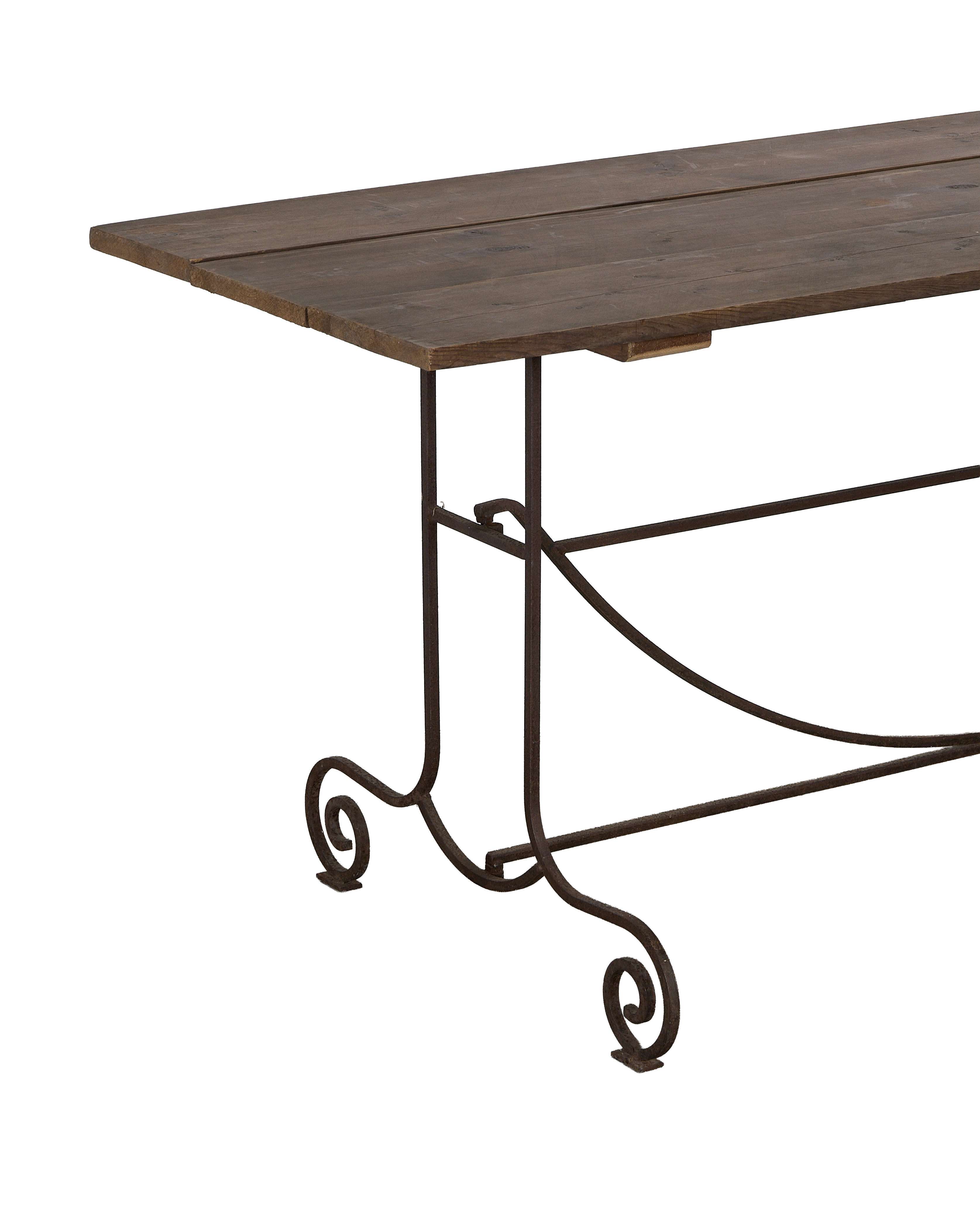 Olive Ateliers - Wood & Iron Garden Table
